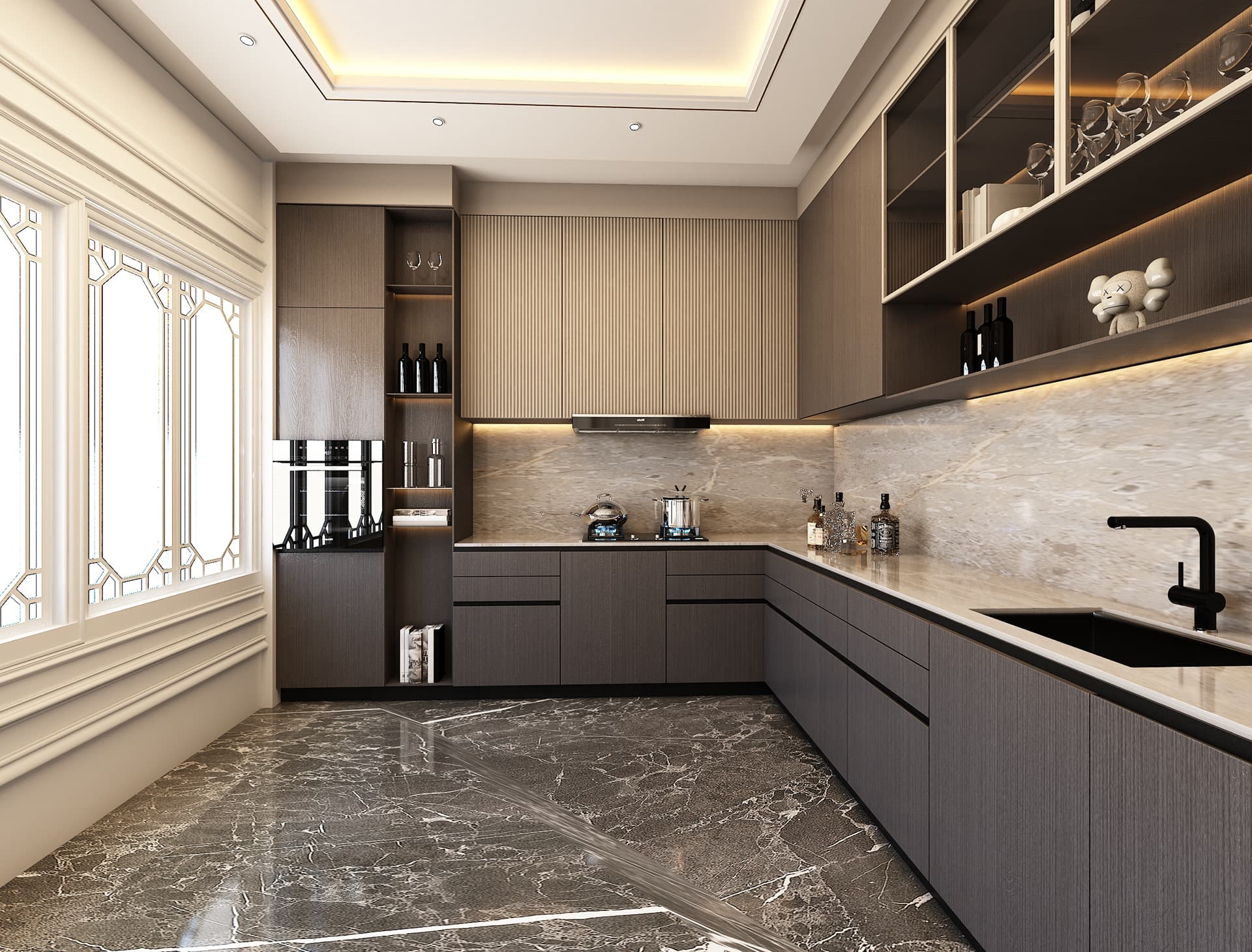 Thiết kế tủ bếp gỗ công nghiệp Bình Chánh