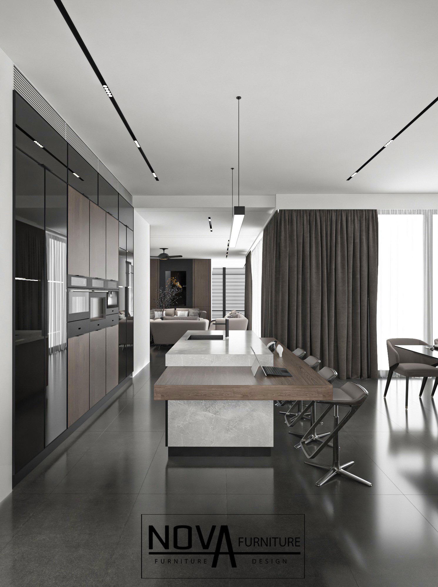 Tủ bếp gỗ cao cấp HCM