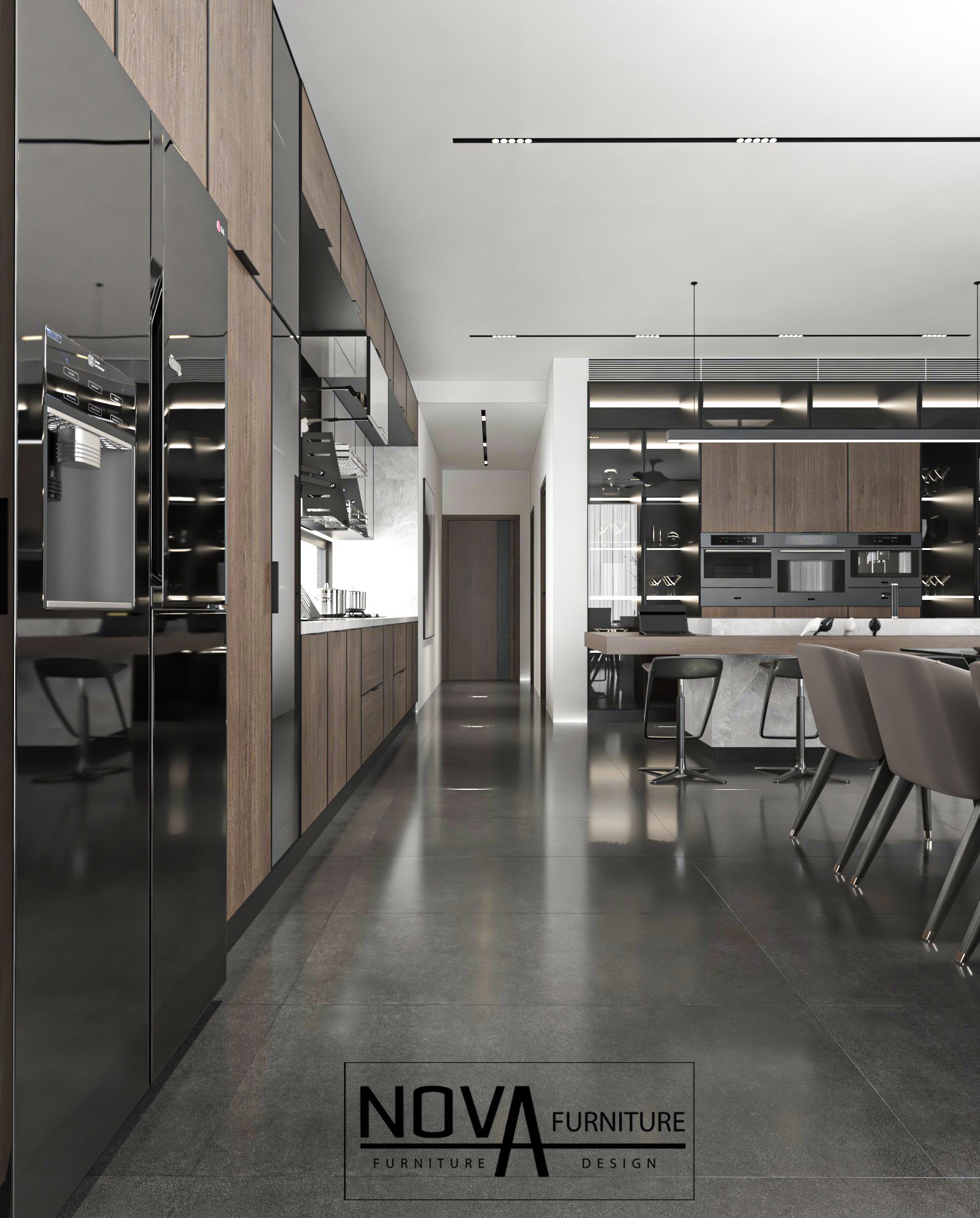Tủ bếp gỗ cao cấp HCM