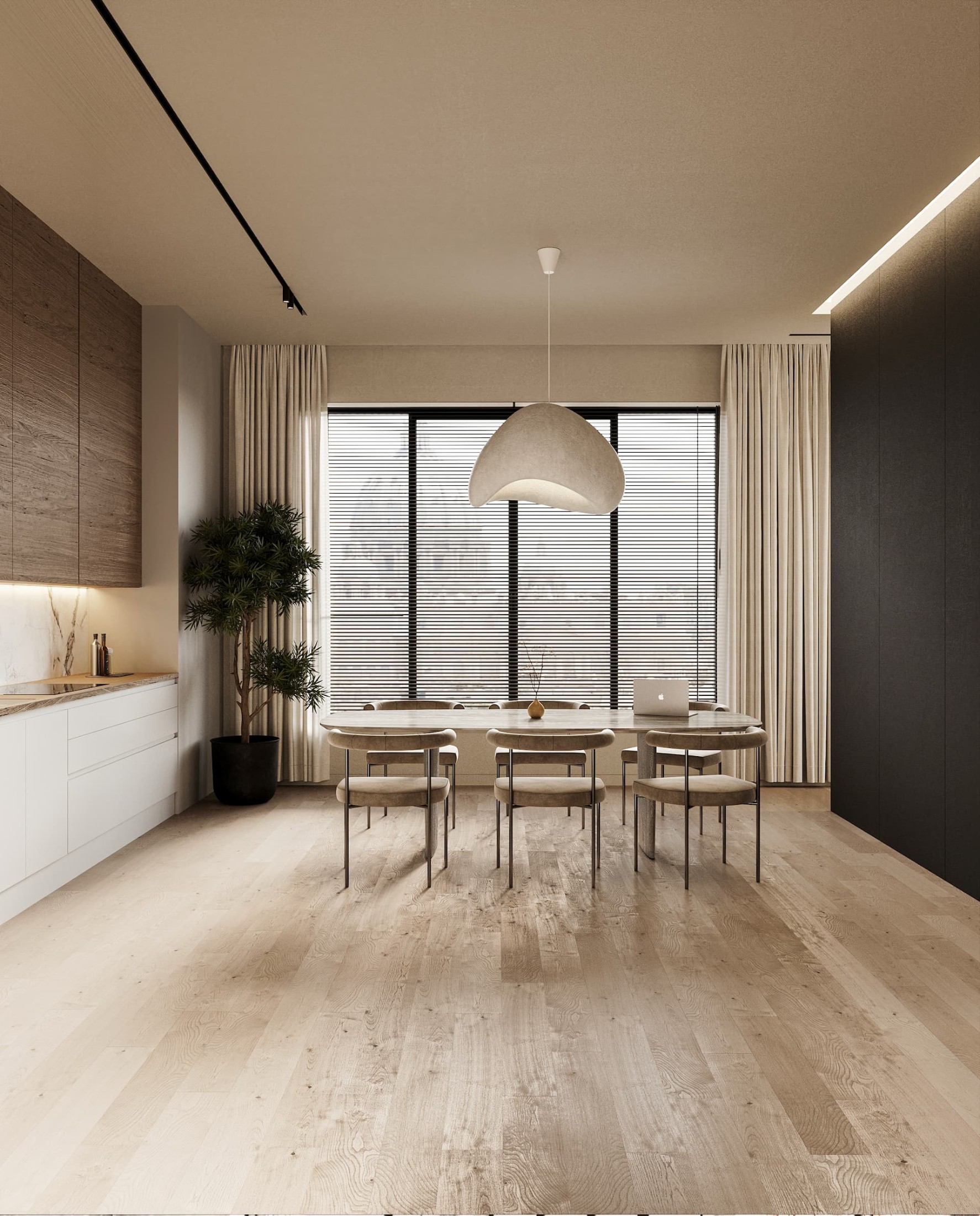 Tủ bếp gỗ hiện đại Bà Rịa Vũng Tàu