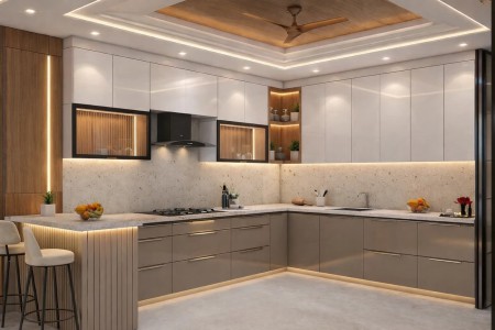 Tủ bếp đèn LED – Xu hướng tủ bếp 2026 được nhiều khách...