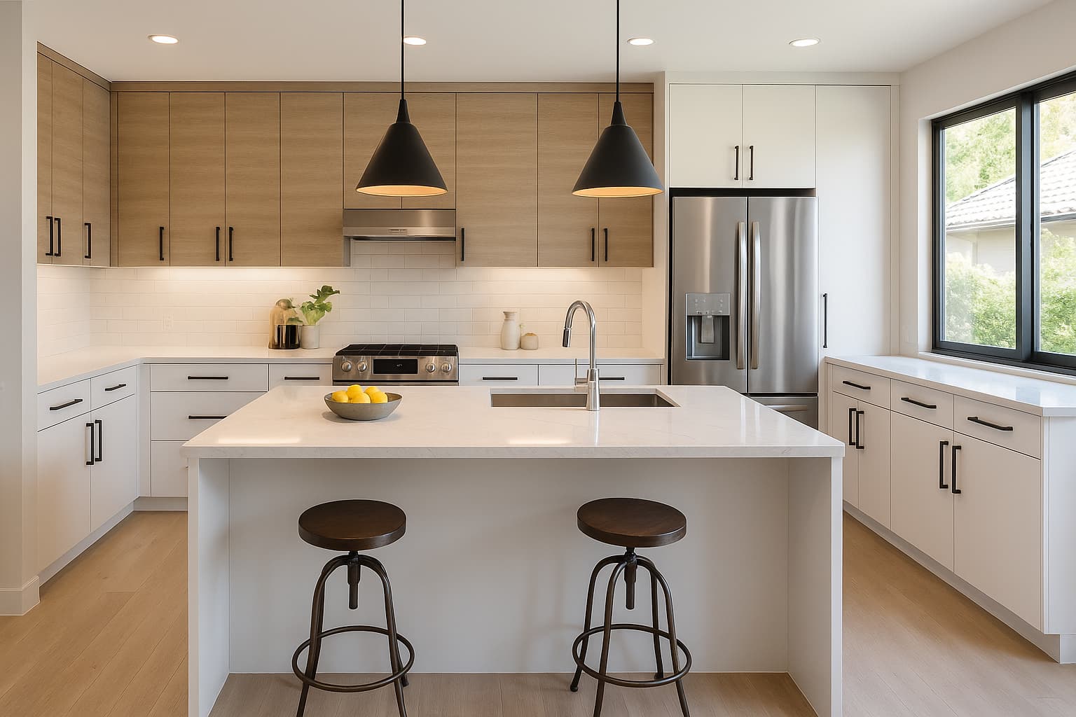 Thiết kế phòng bếp 18m2