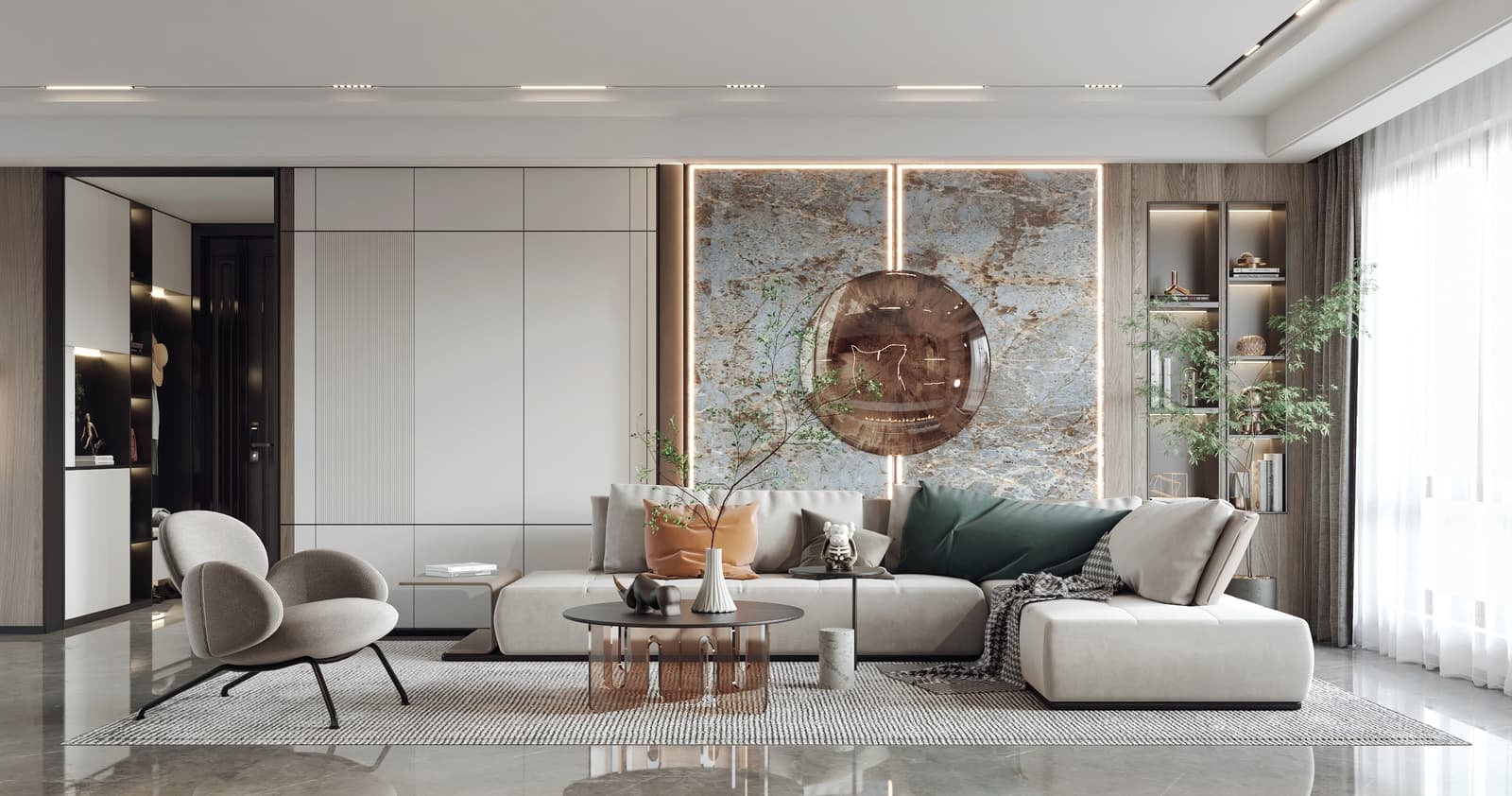 Thiết kế phòng khách HCM