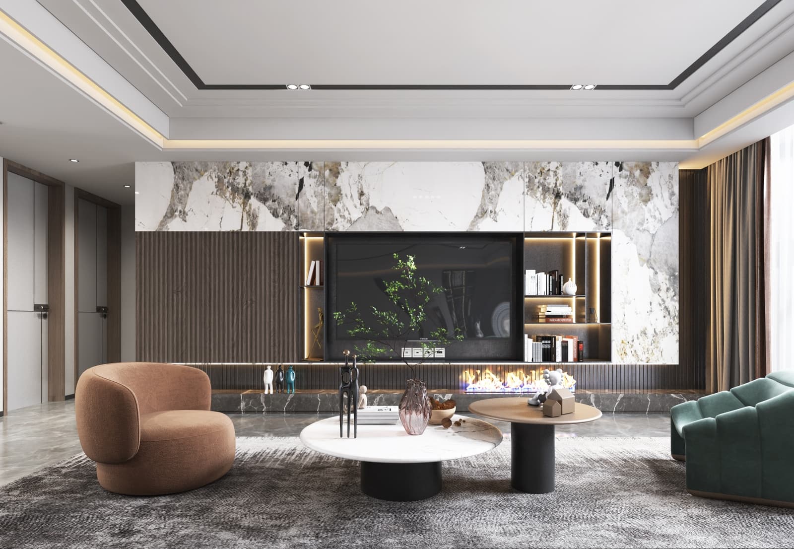 Thiết kế phòng khách HCM