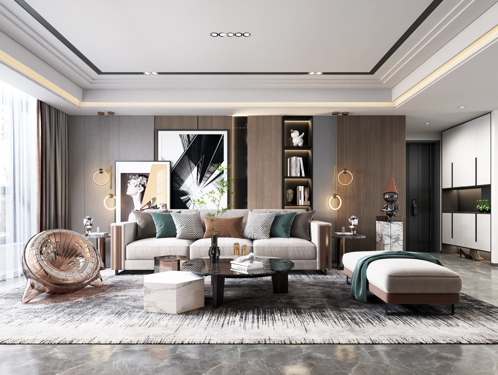 Thiết kế phòng khách HCM