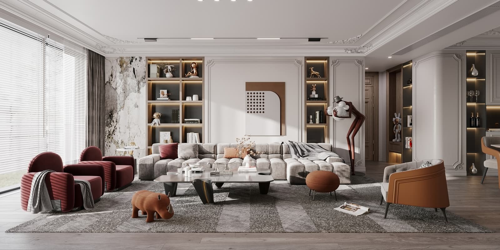 Thiết kế phòng khách HCM