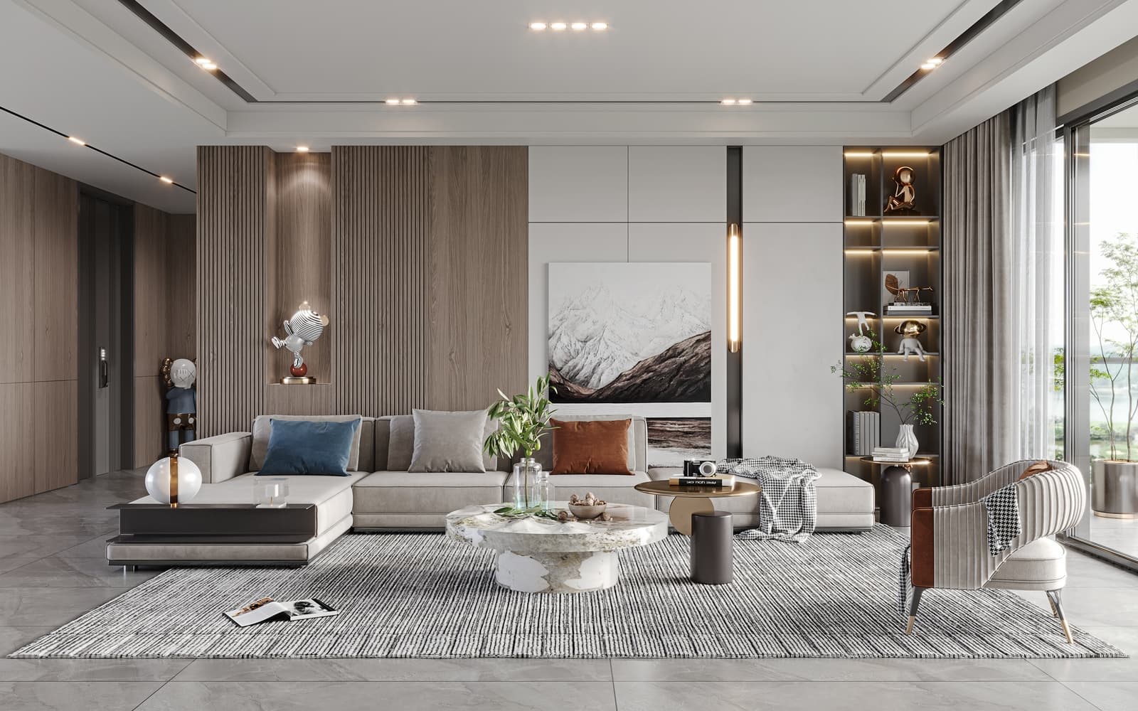 Thiết kế phòng khách HCM