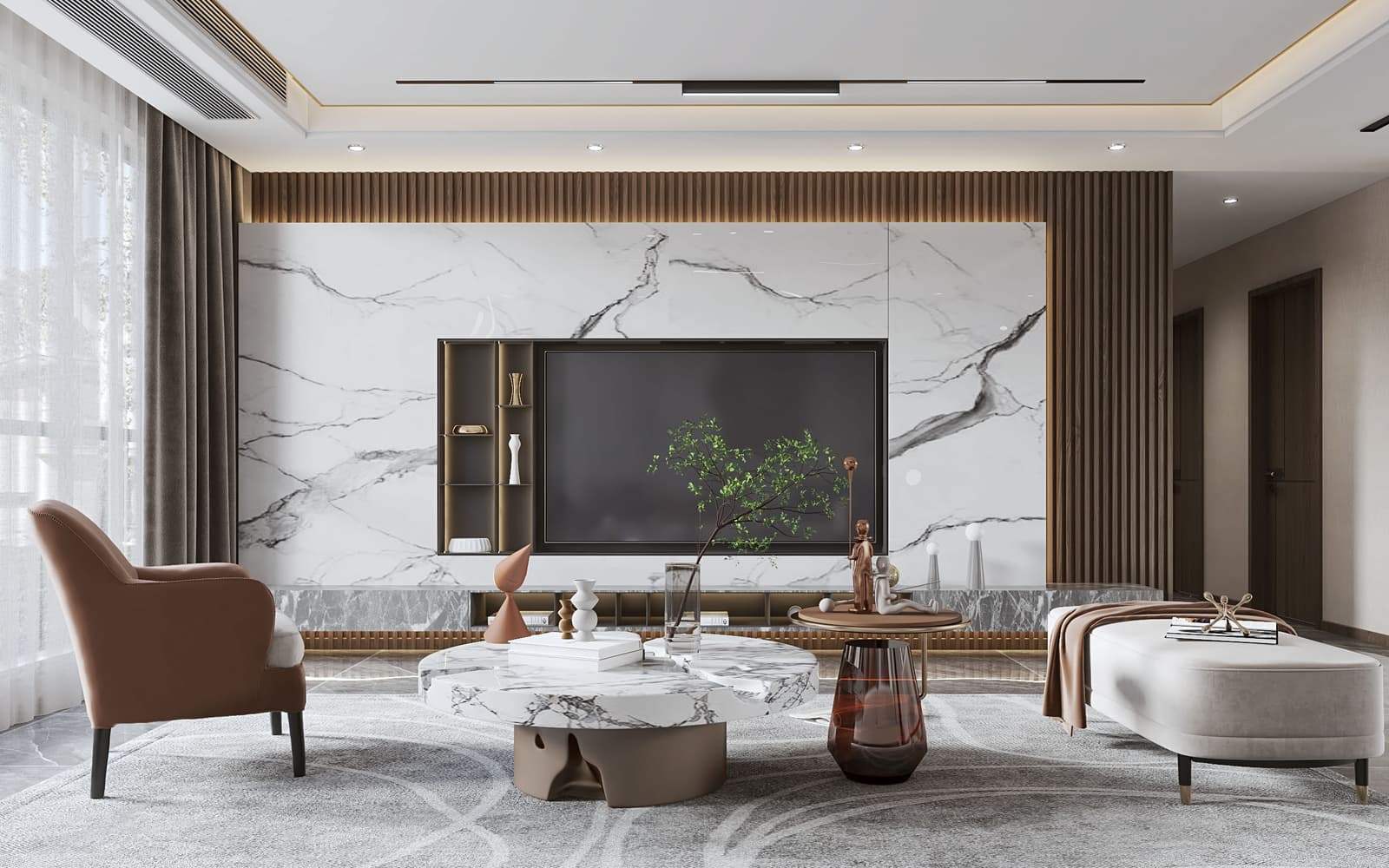 Thiết kế phòng khách HCM