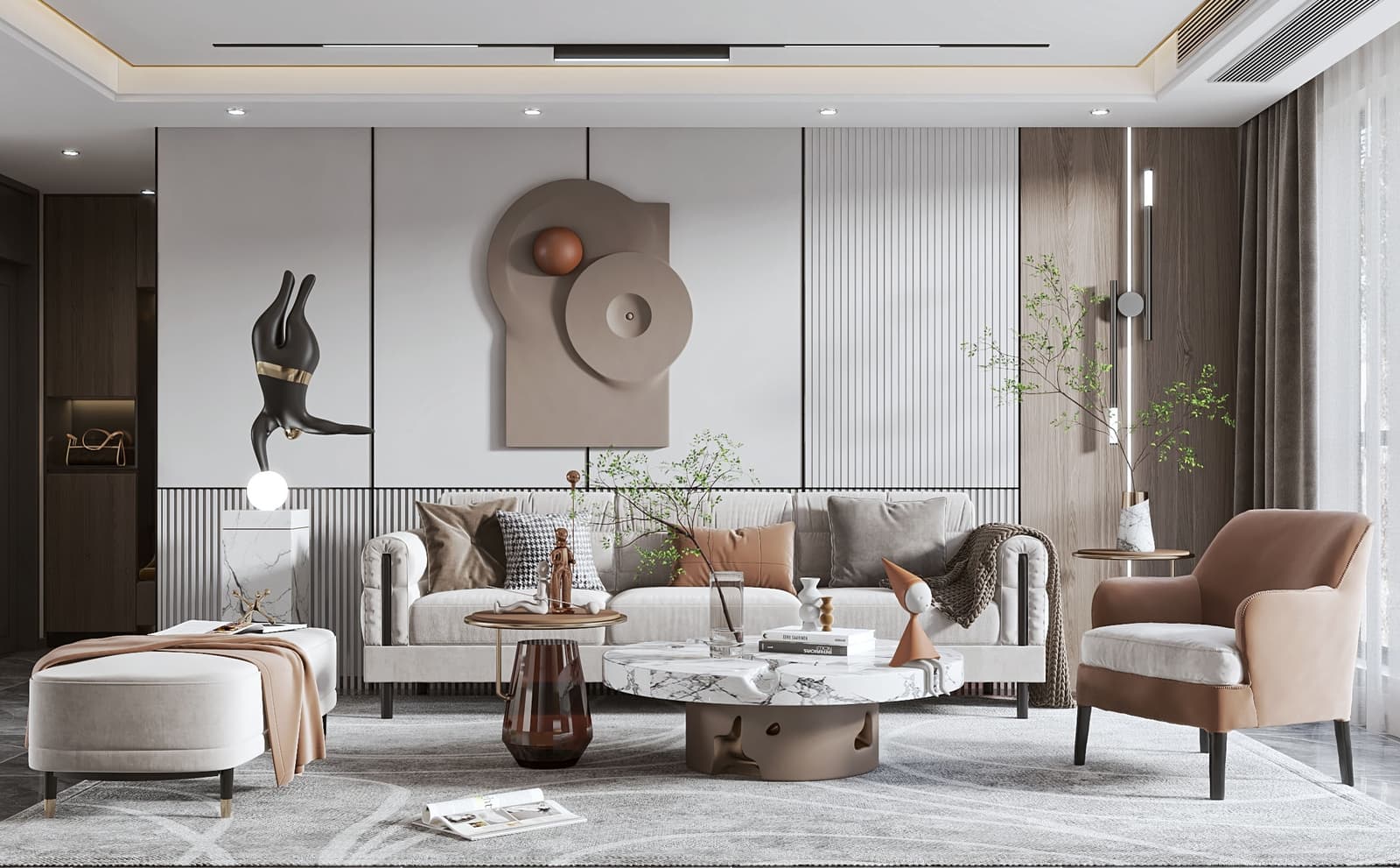 Thiết kế phòng khách HCM