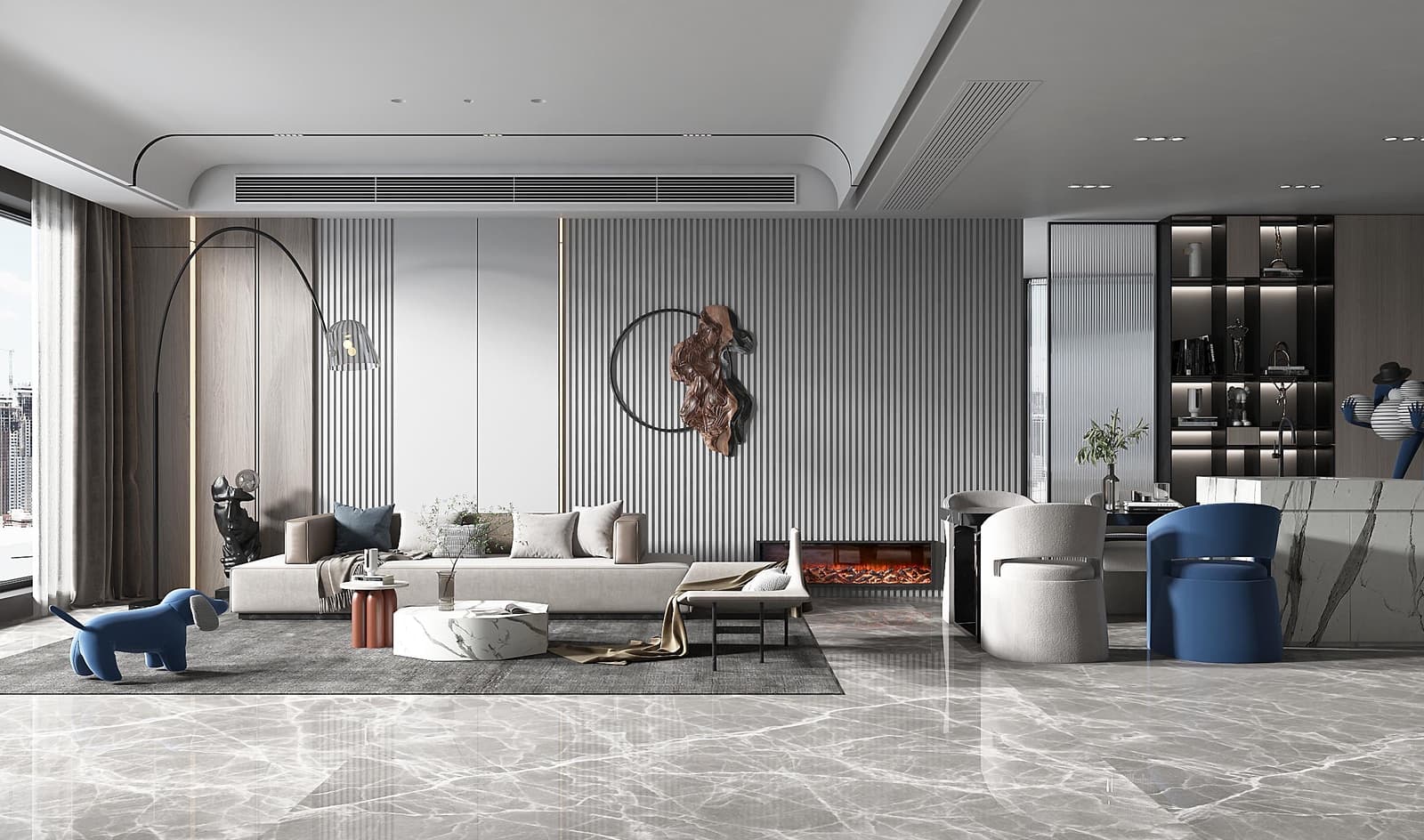 Thiết kế phòng khách HCM