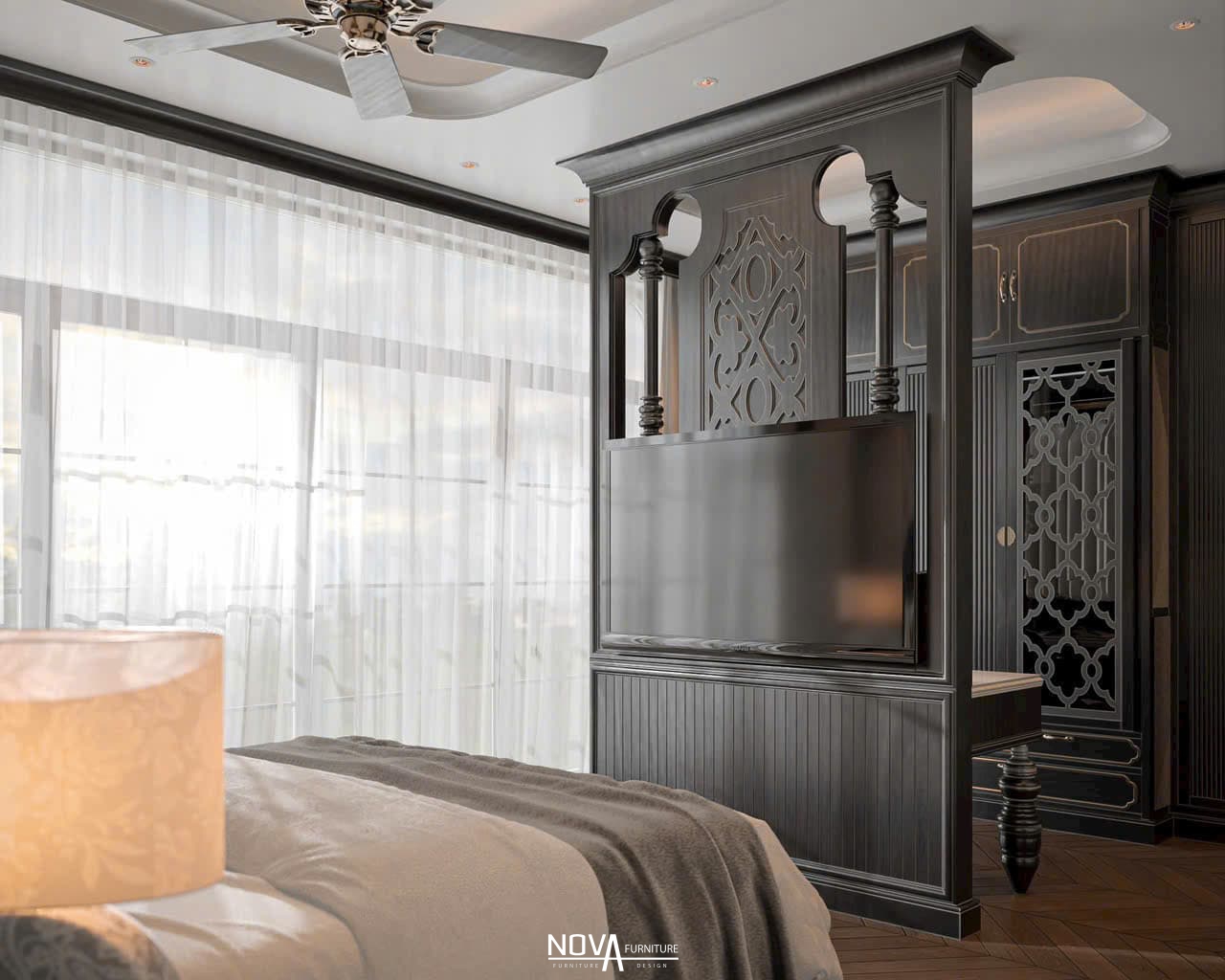 Thiết kế thi công nội thất căn hộ phong cách Indochine HCM