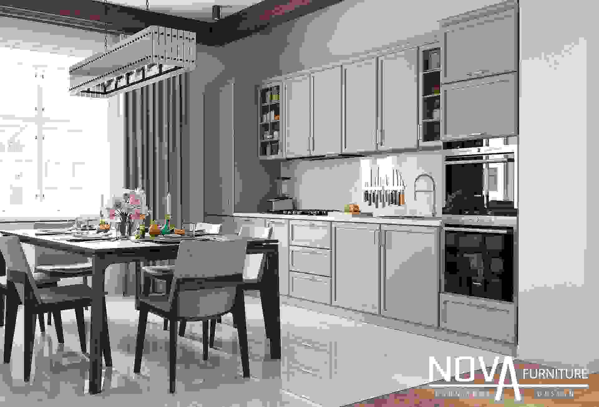 Tủ bếp Tân cổ điển HCM