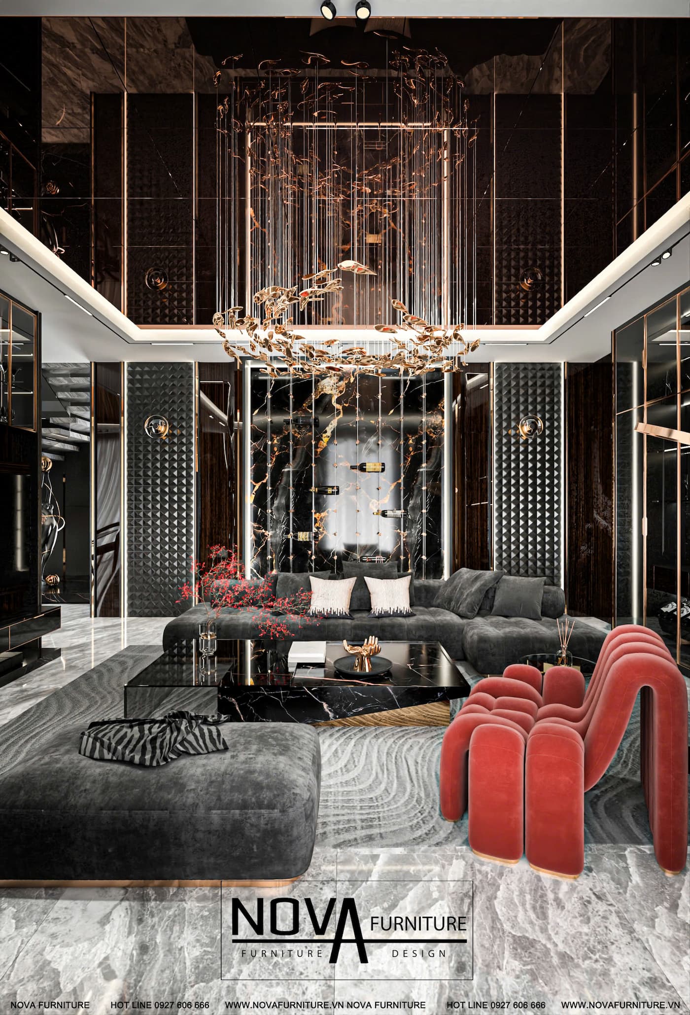 Nội thất căn hộ Luxury HCM
