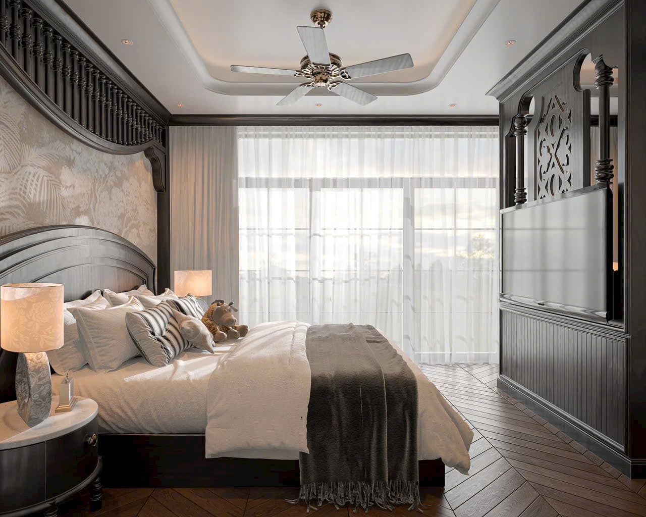Phòng ngủ Luxury phong cách Indochine