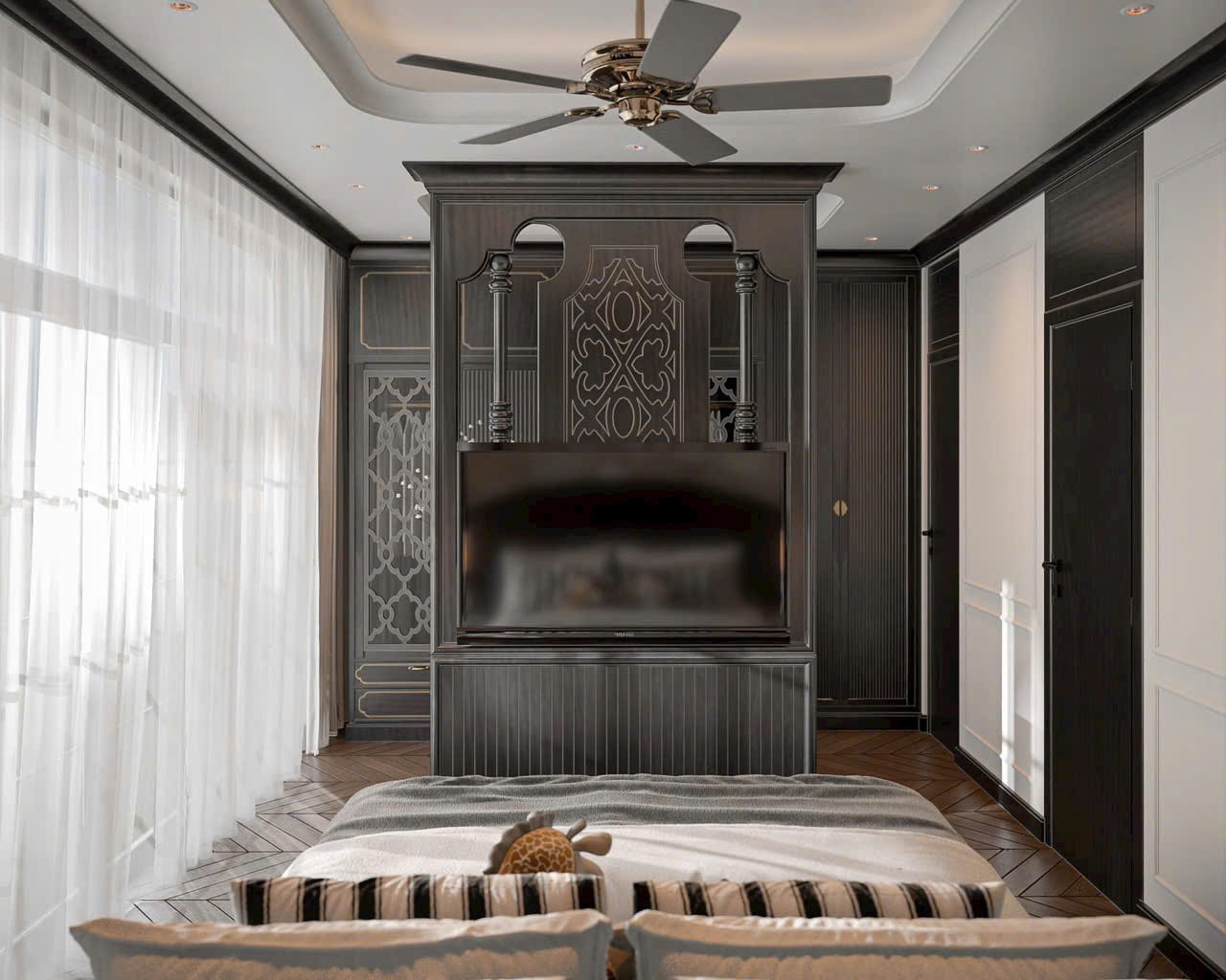 Phòng ngủ Luxury phong cách Indochine