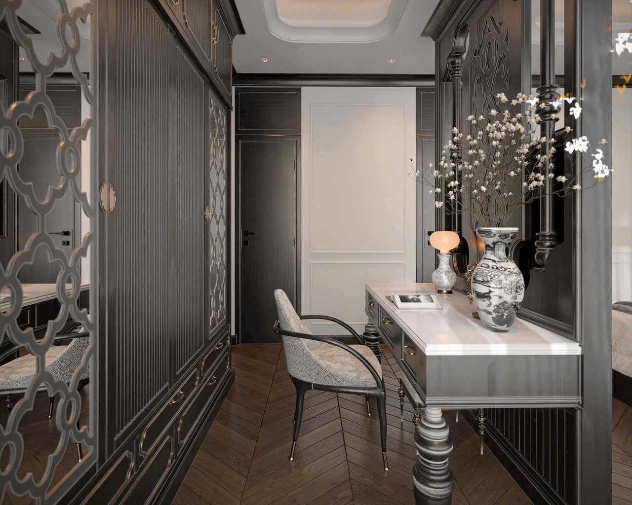Phòng ngủ Luxury phong cách Indochine