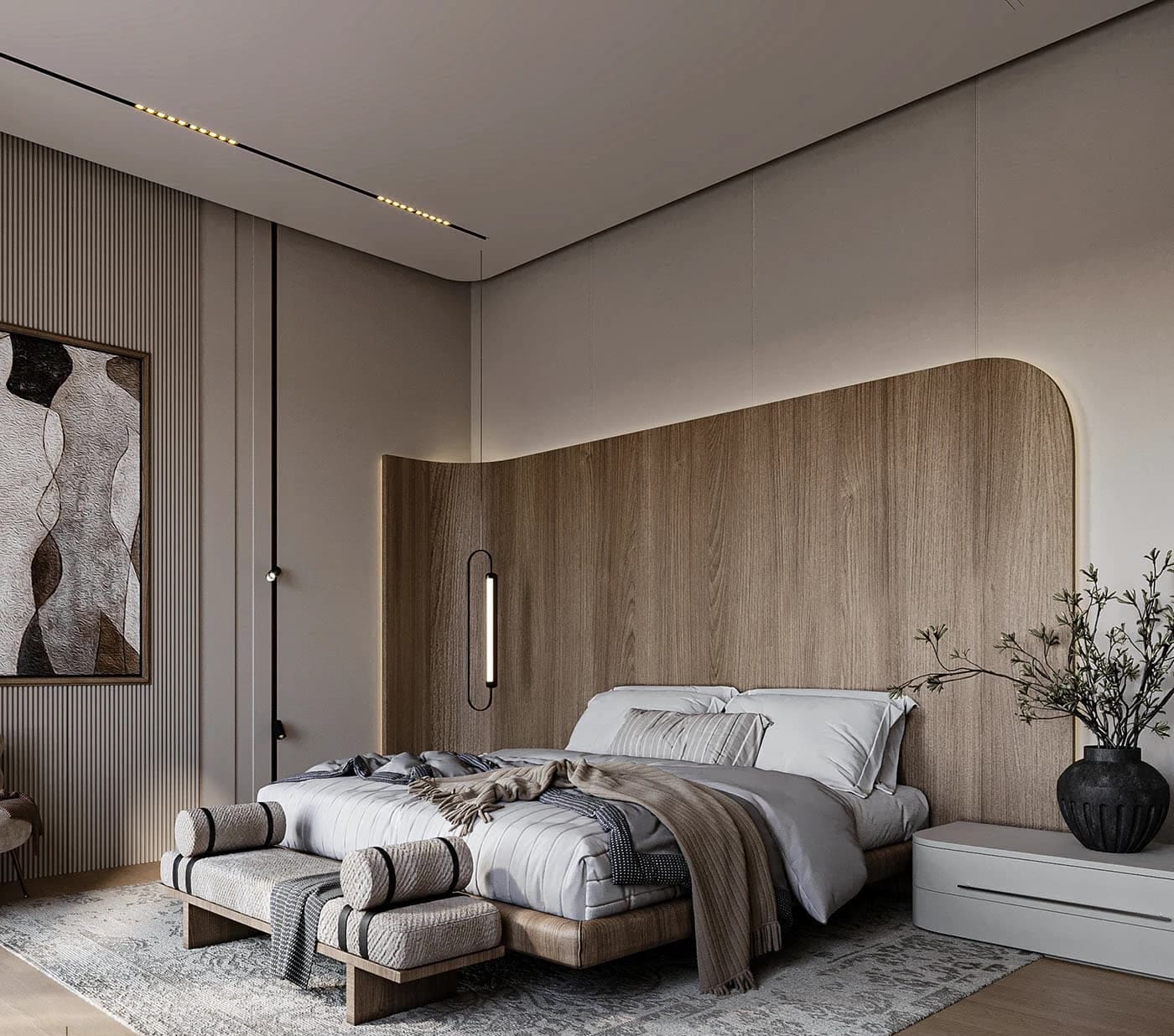 Xu Hướng Nội Thất Phòng Ngủ 2026 – Phòng Ngủ Luxury Đẳng...