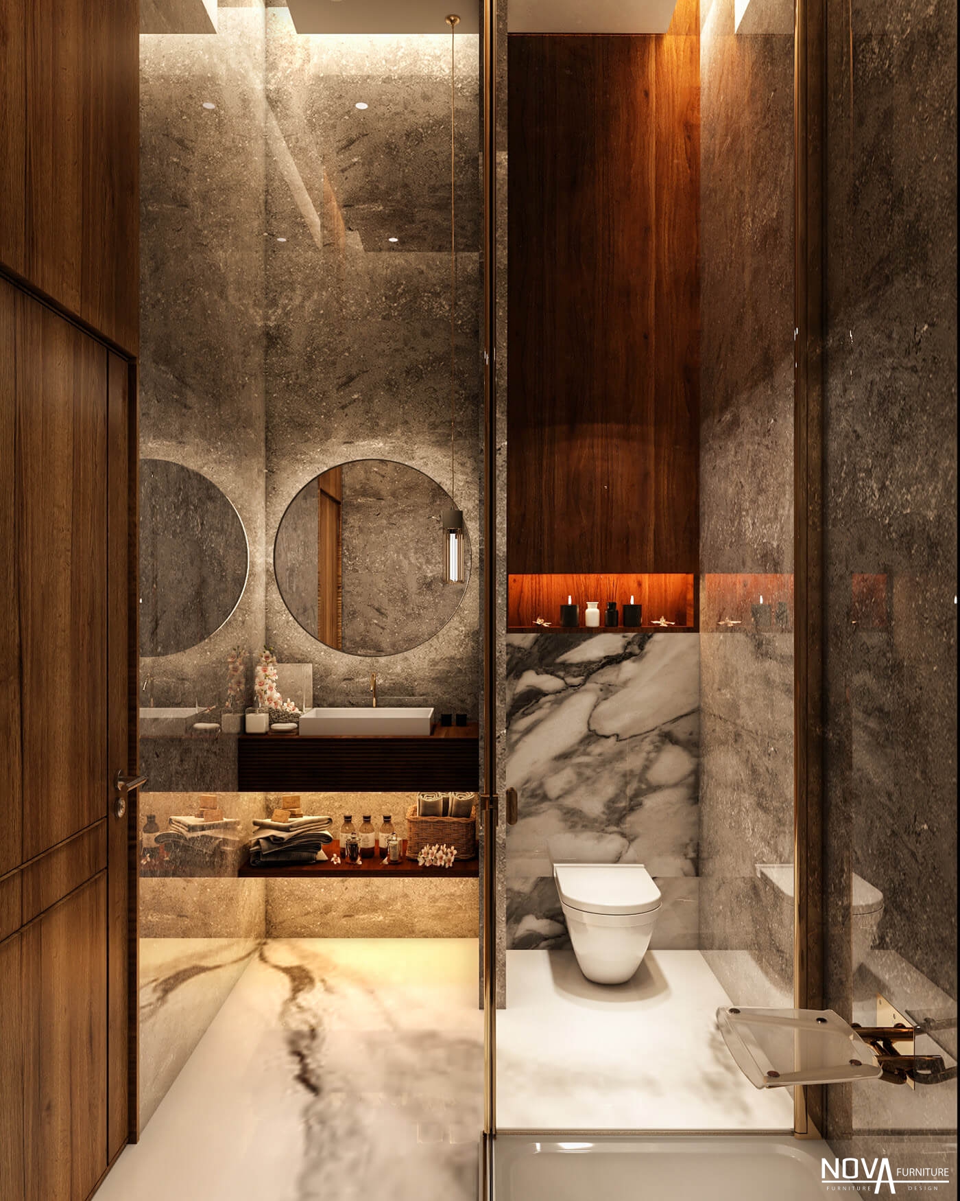 Thiết kế thi công phòng tắm khách sạn Vũng Tàu