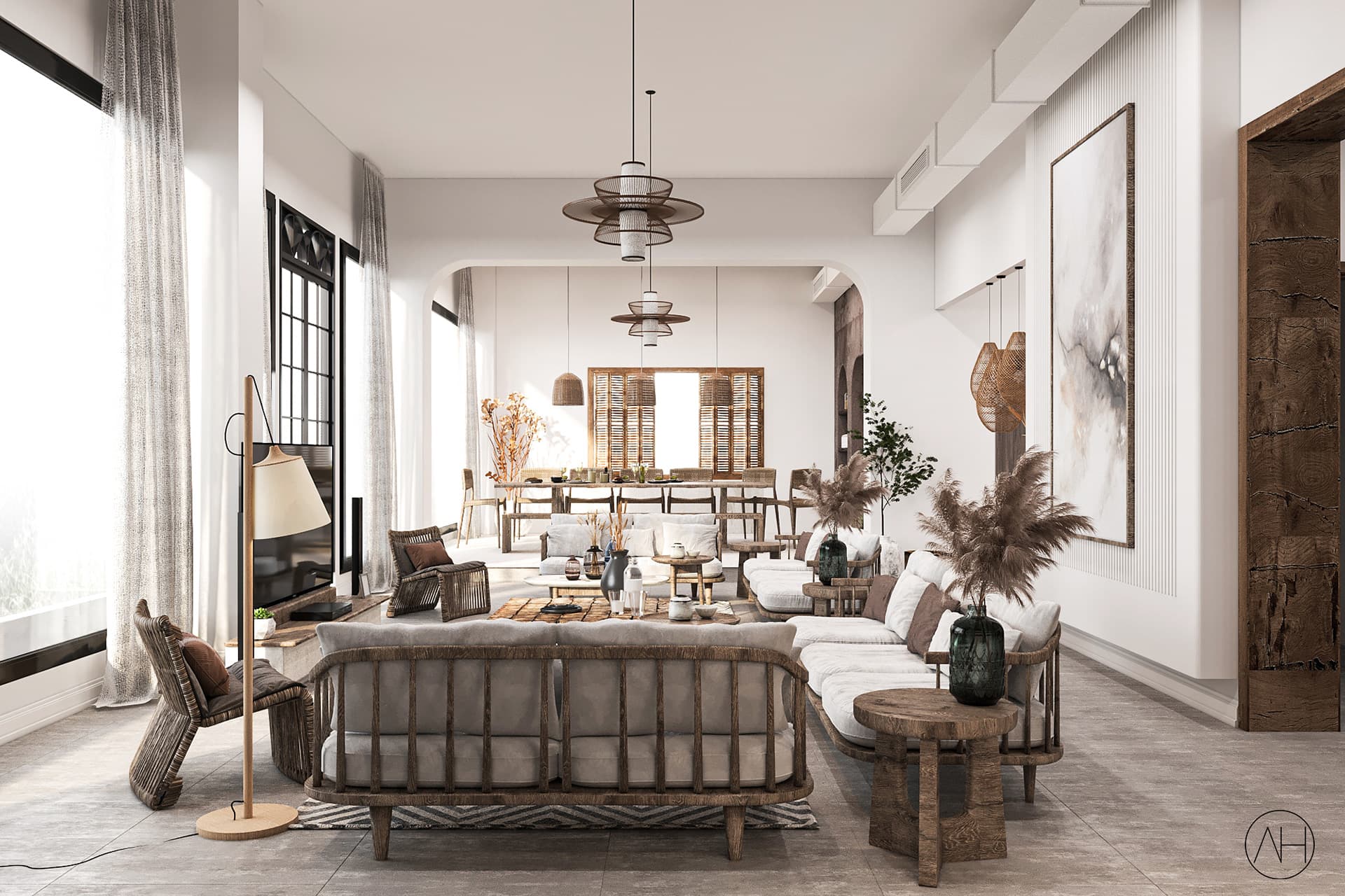 Thiết kế nội thất nhà phố Cần Thơ