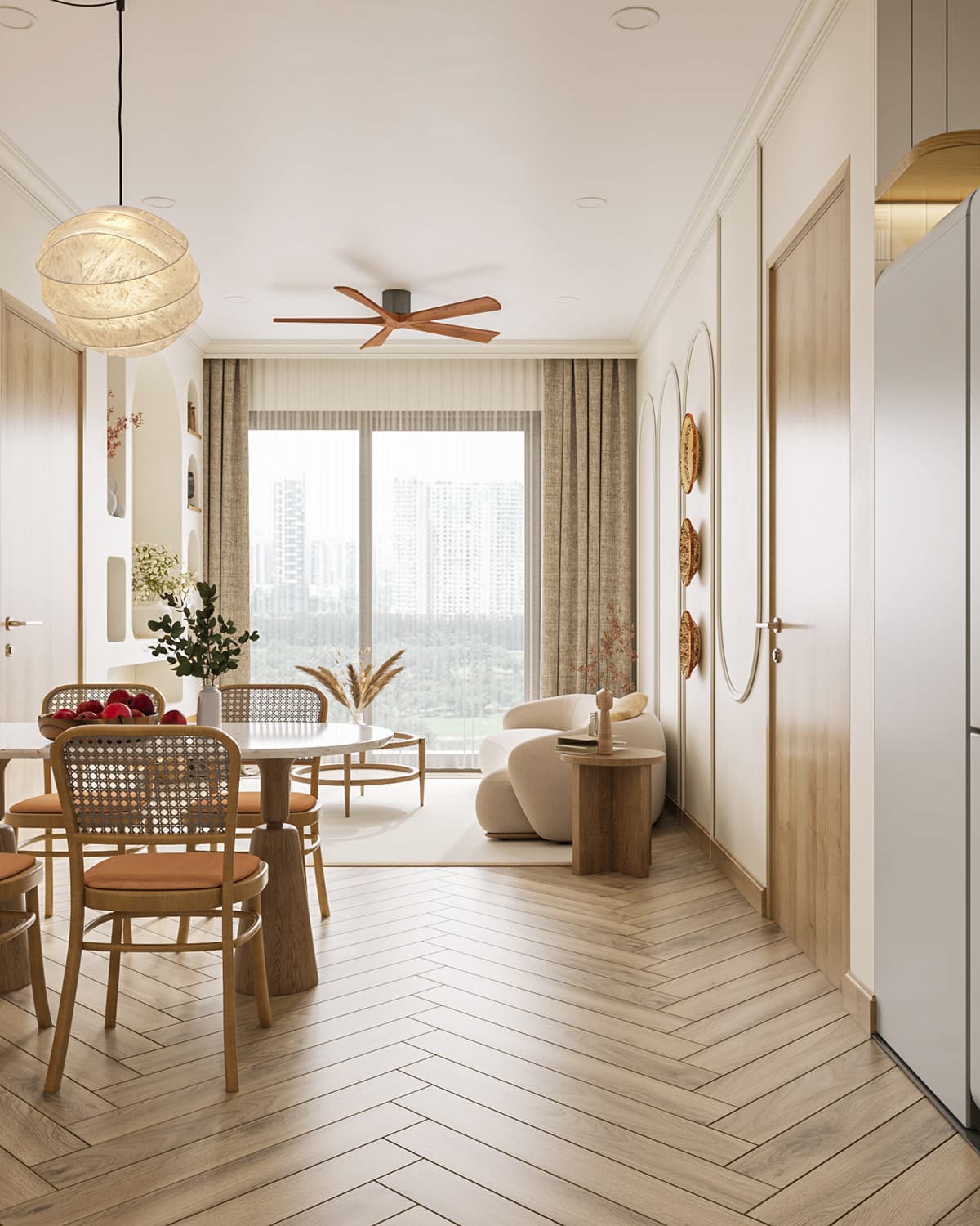 Nội thất nhà phố hiện đại Quận 7 HCM