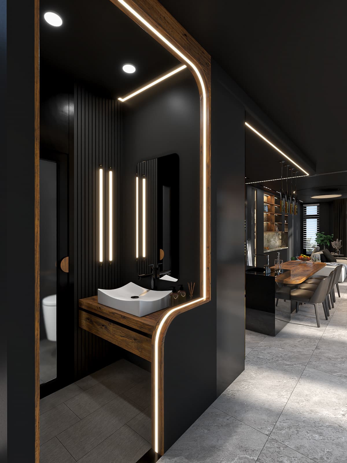 Nội thất nhà phố ở Đồng Nai