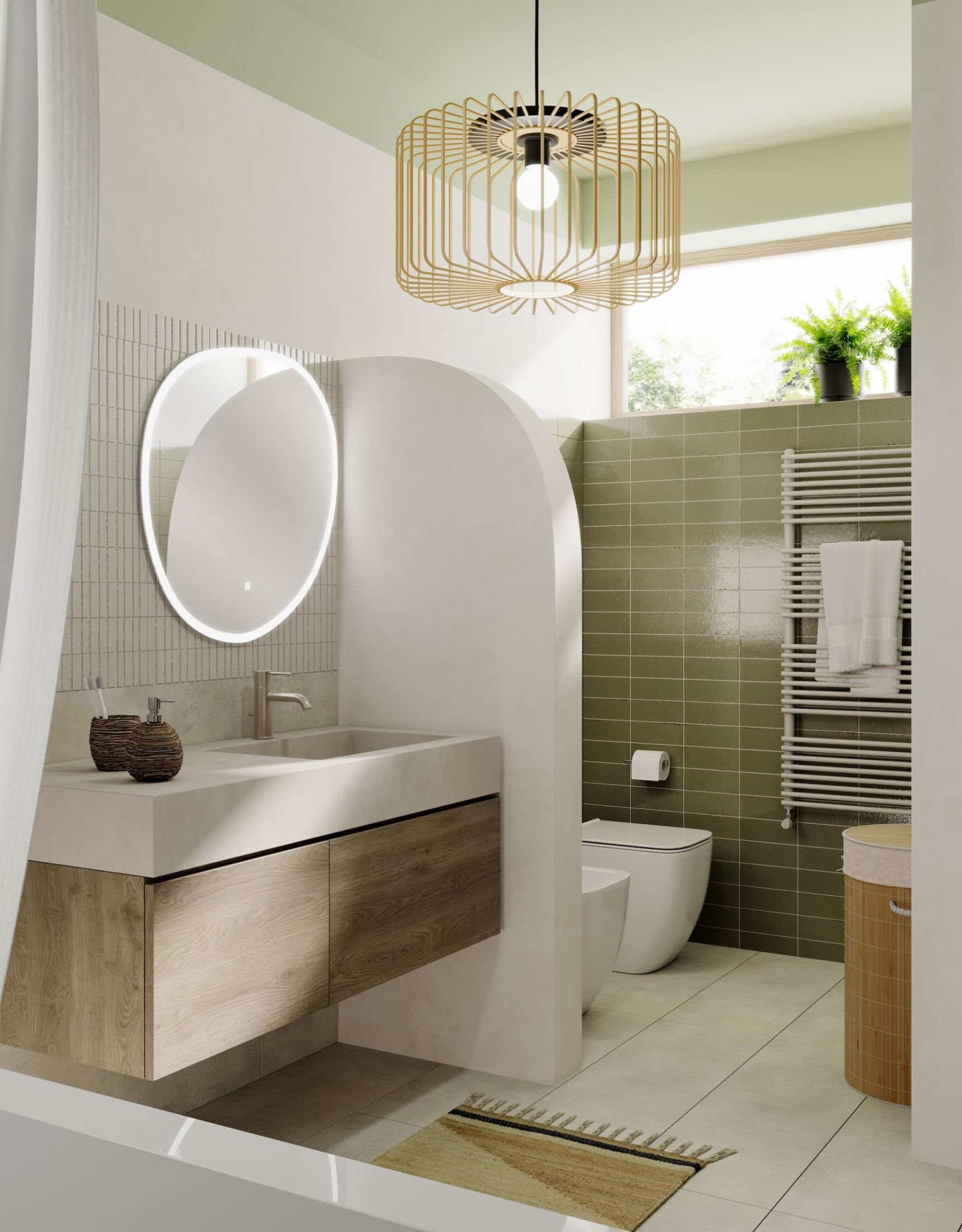 Nội thất nhà phố phong cách Bohemian Scandinavian