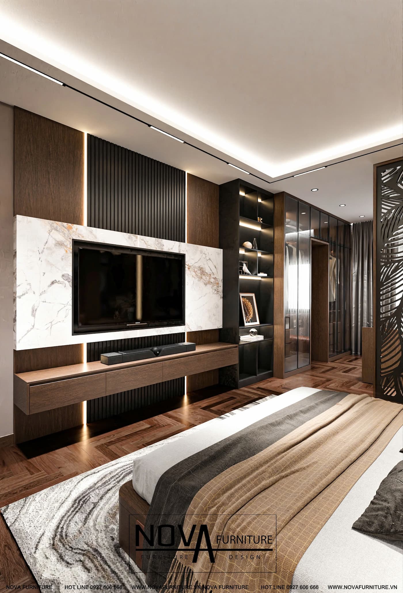 Nội thất nhà phố phong cách hiện đại HCM