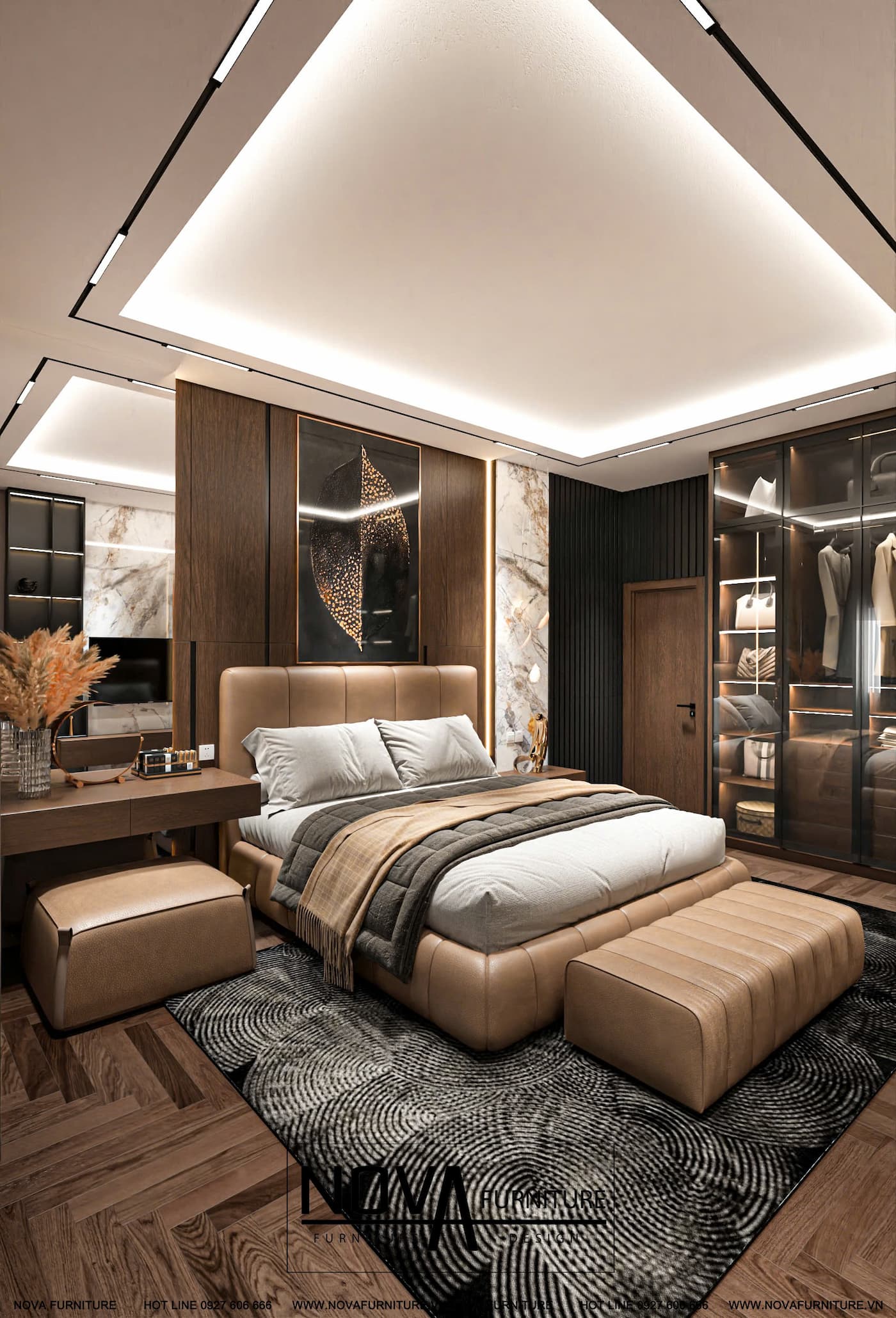 Nội thất nhà phố phong cách hiện đại HCM