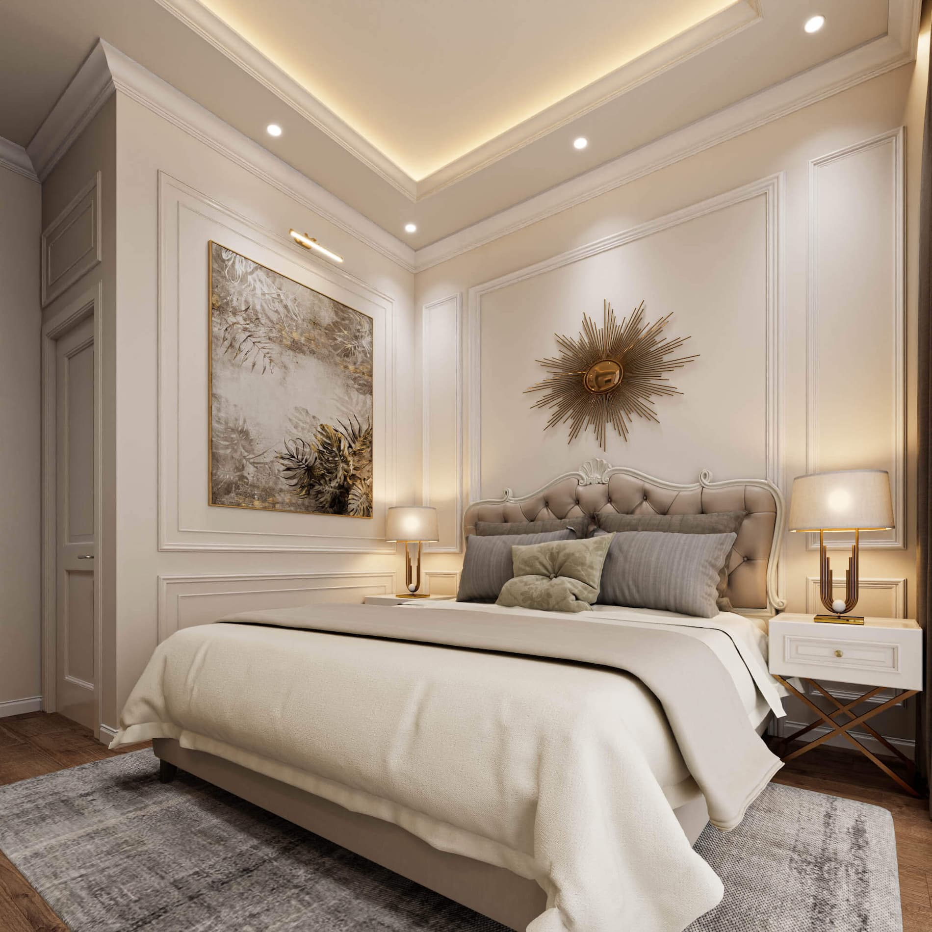 Nội thất nhà phố tân cổ điển Cần Thơ