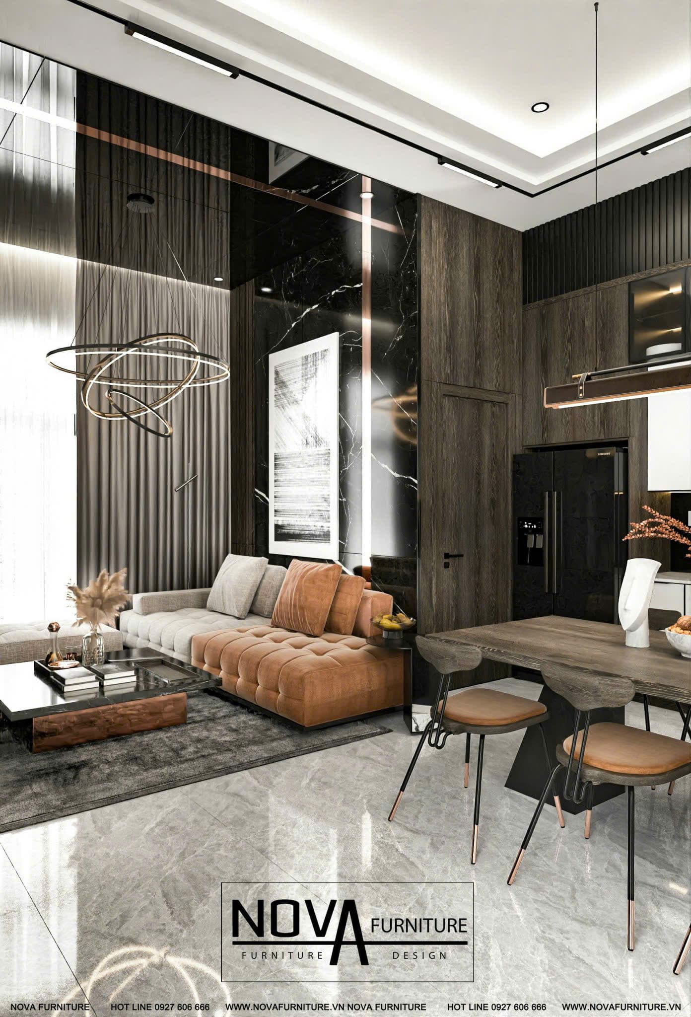 Thiết kế nhà Phố Quận 10 sang trọng hiện đại