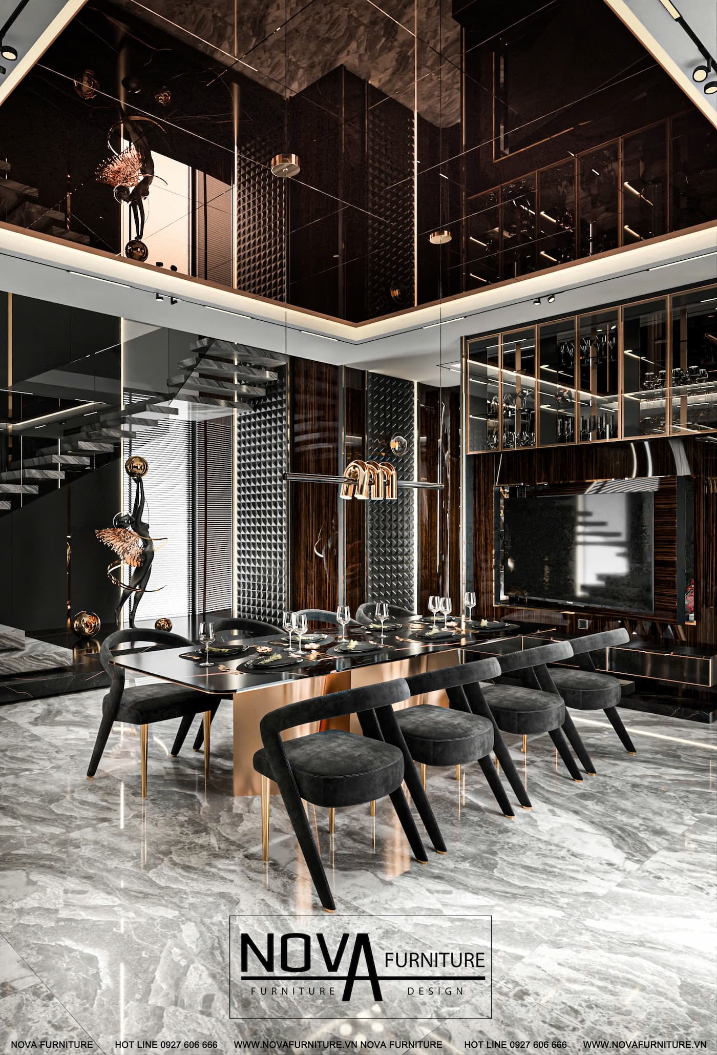 Thiết Kế Nội Thất Nhà Phố Cao Cấp