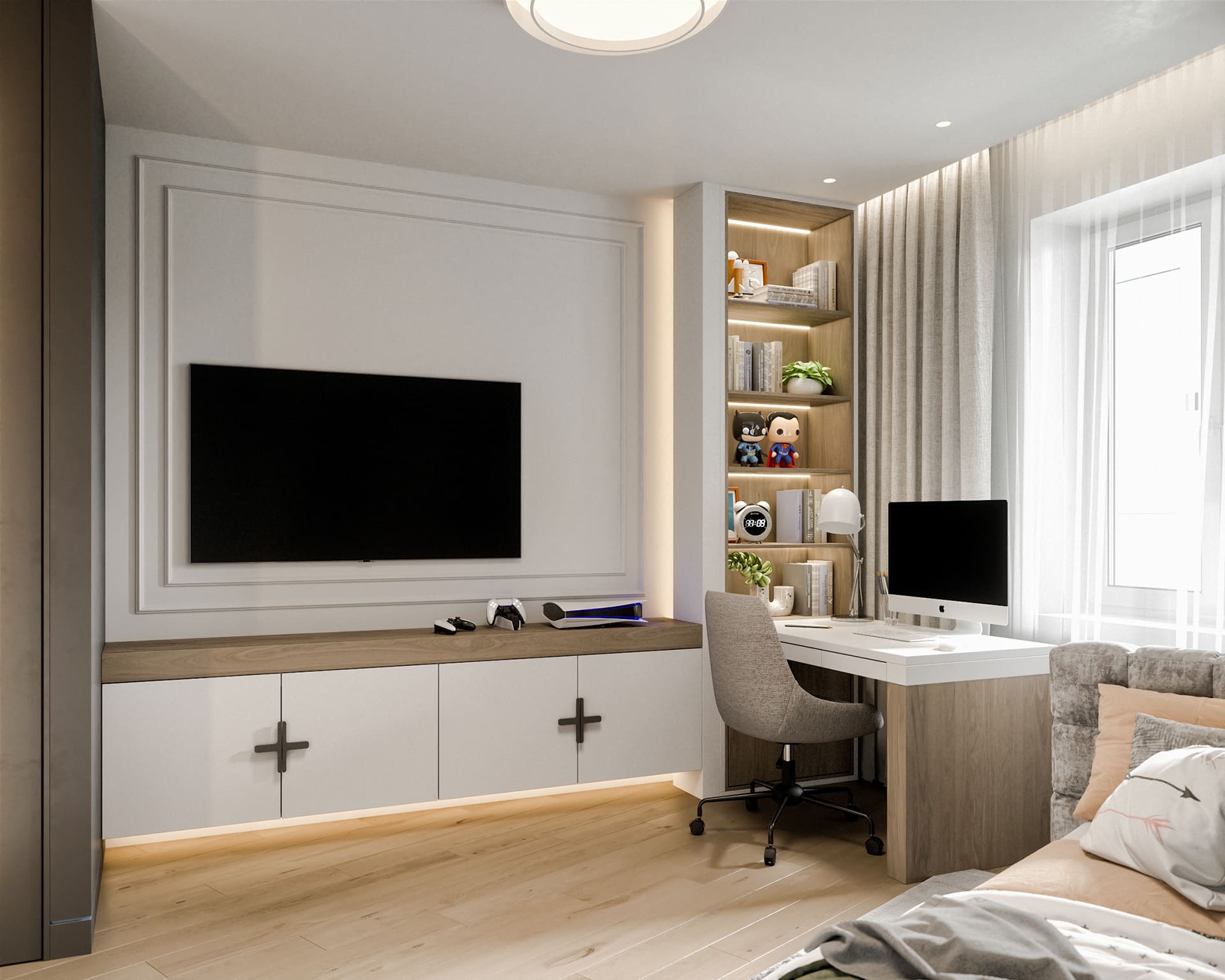 Thiết kế nội thất nhà phố HCM hiện đại