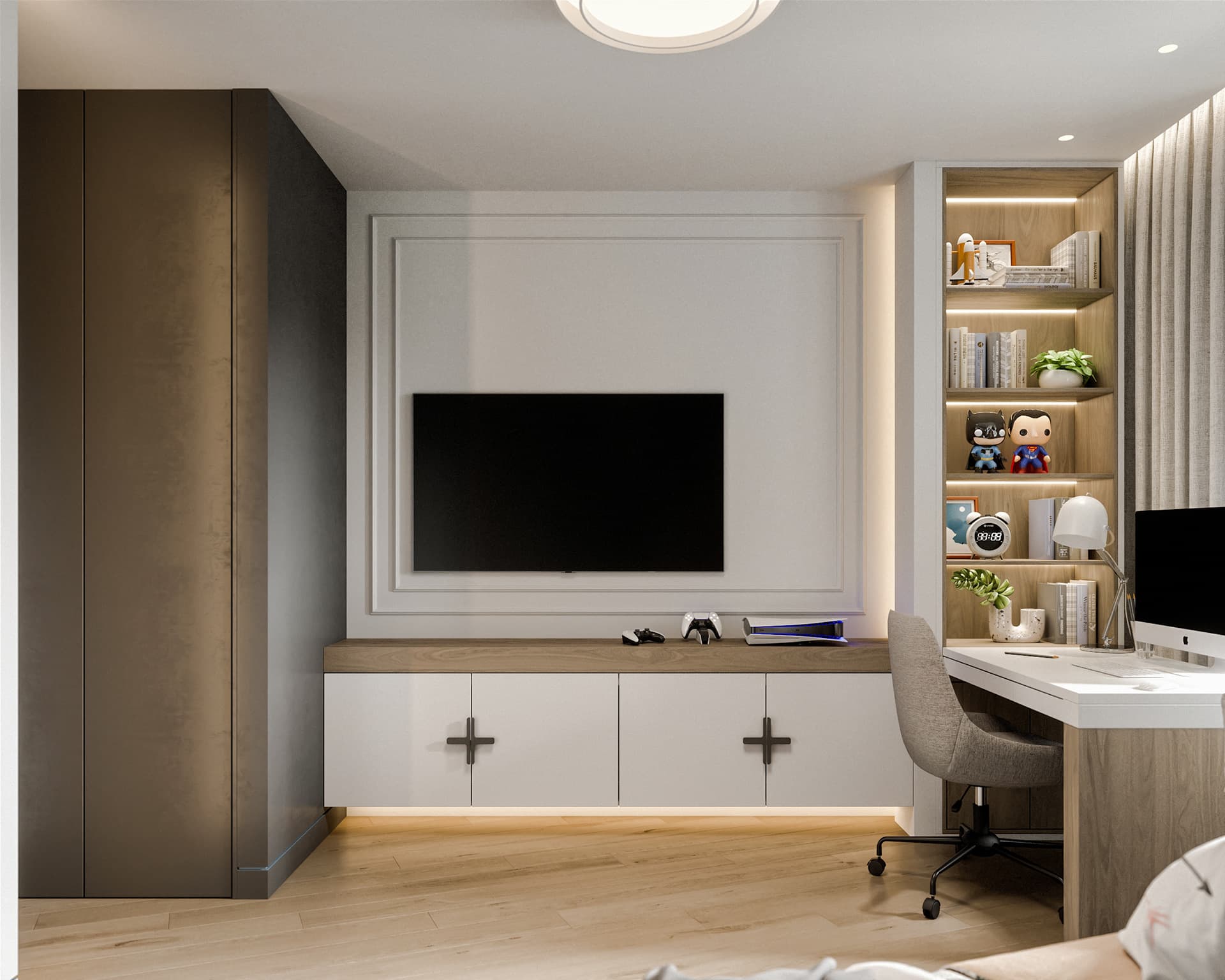 Thiết kế nội thất nhà phố HCM hiện đại
