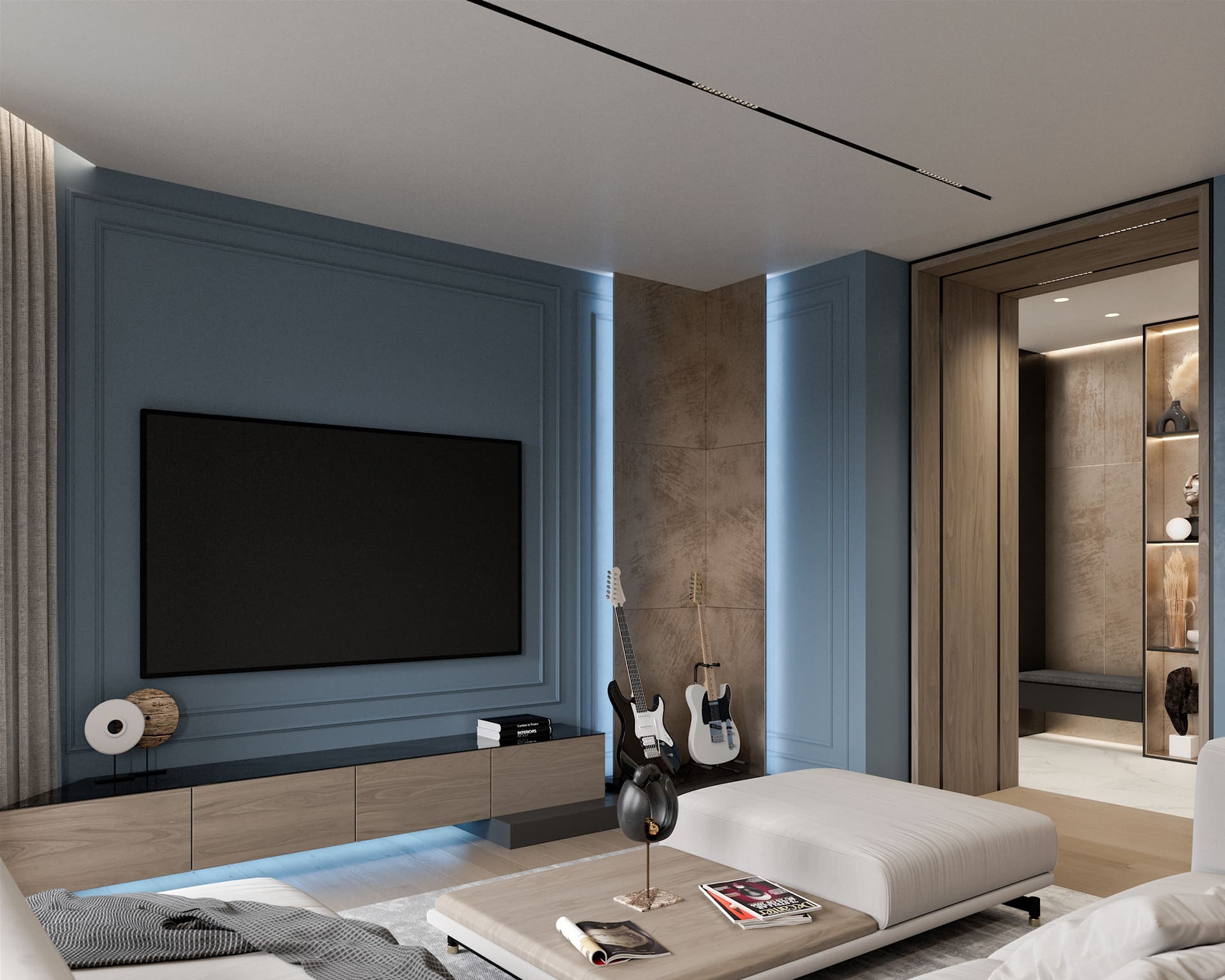 Thiết kế nội thất nhà phố HCM hiện đại