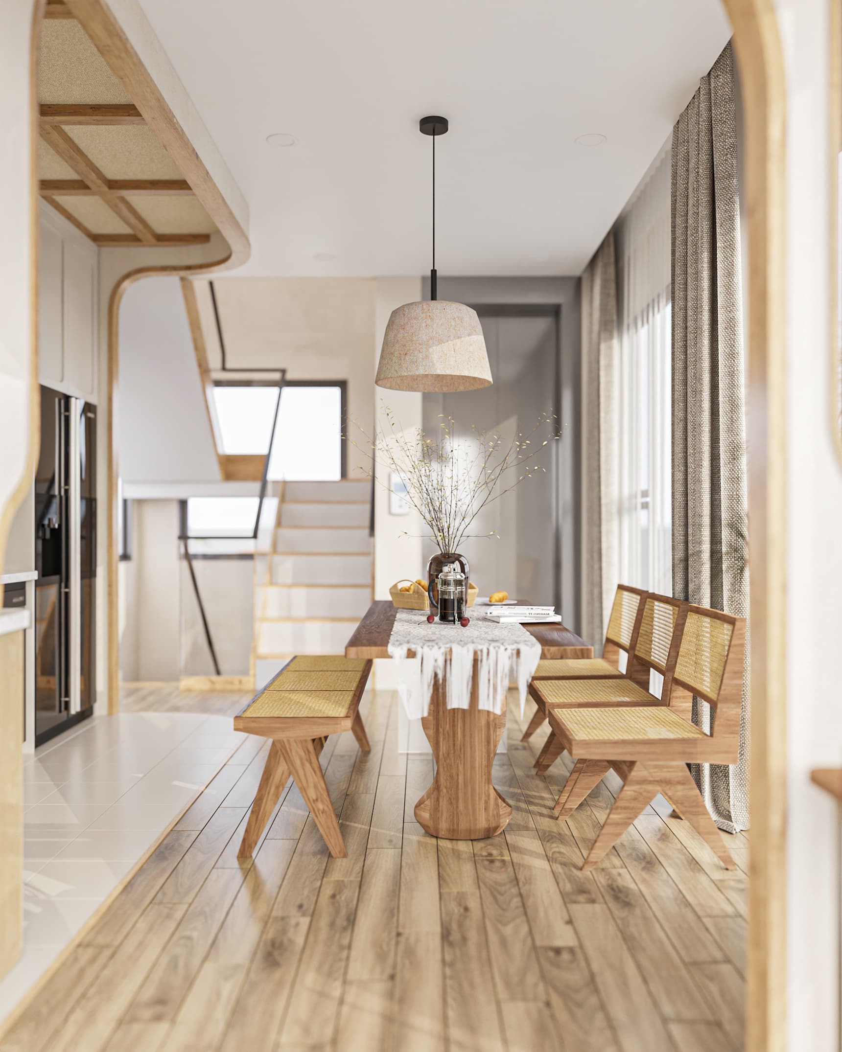 Thiết kế Nội thất nhà phố Scandinavian