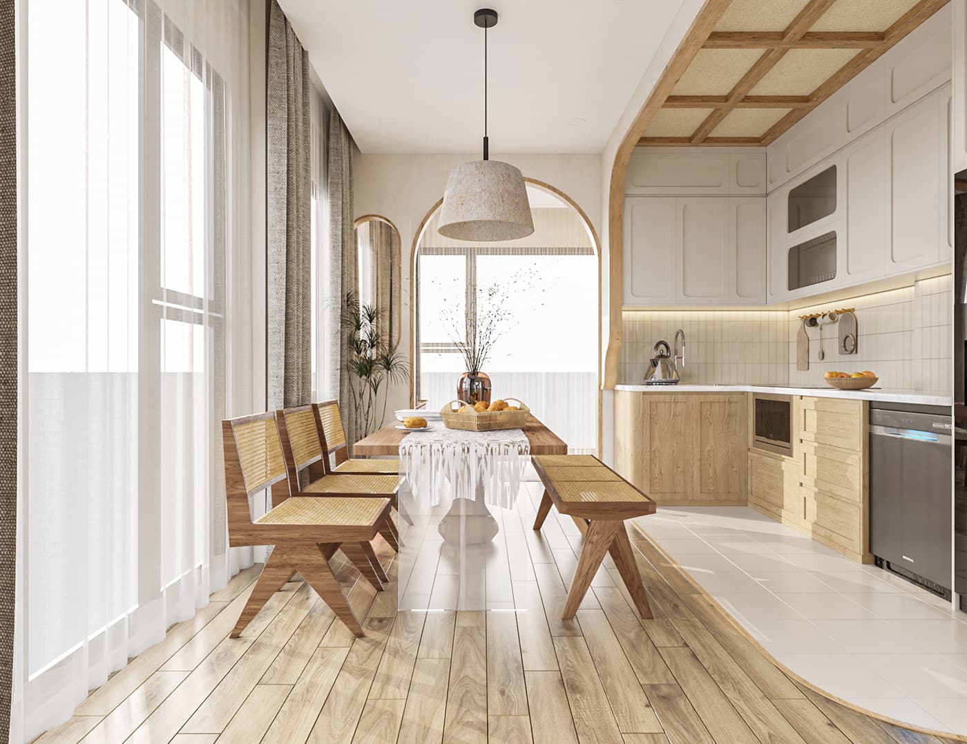 Thiết kế Nội thất nhà phố Scandinavian