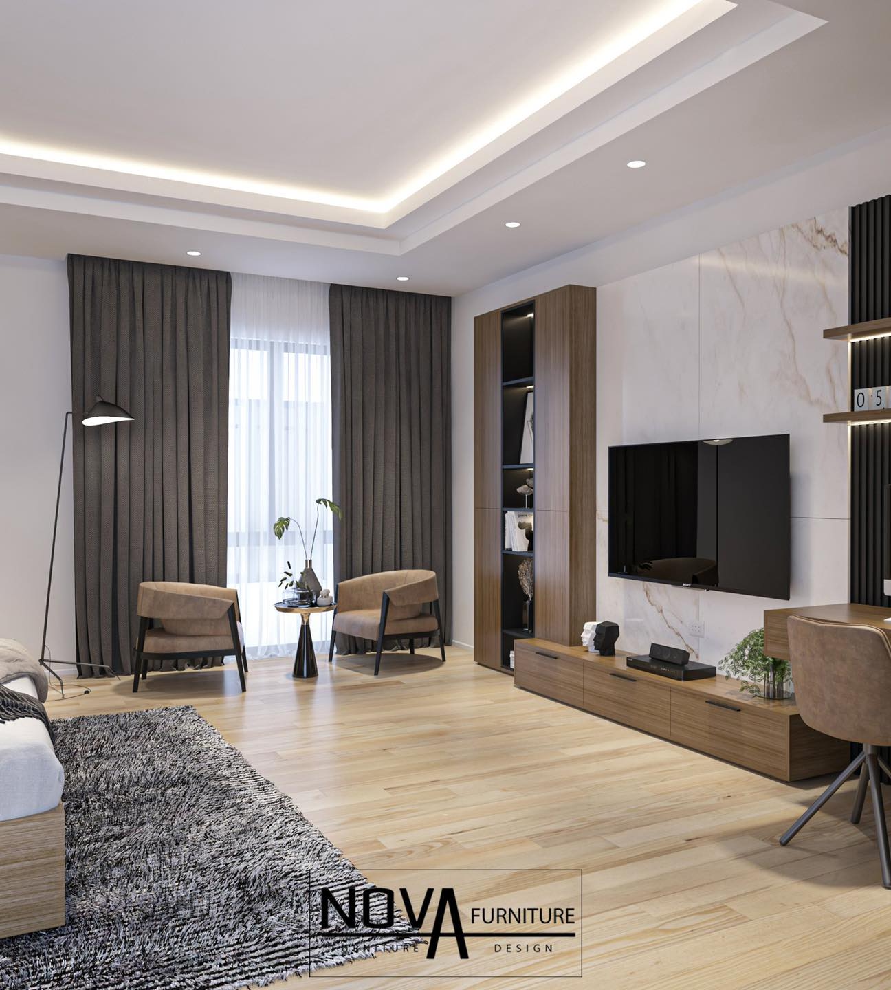 Thiết Kế Thi Công Nhà Phố HCM Hiện Đại Sang Trọng
