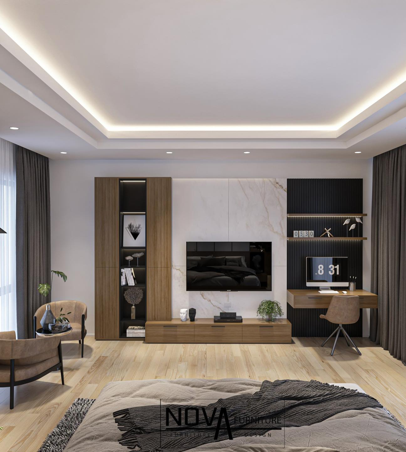 Thiết Kế Thi Công Nhà Phố HCM Hiện Đại Sang Trọng