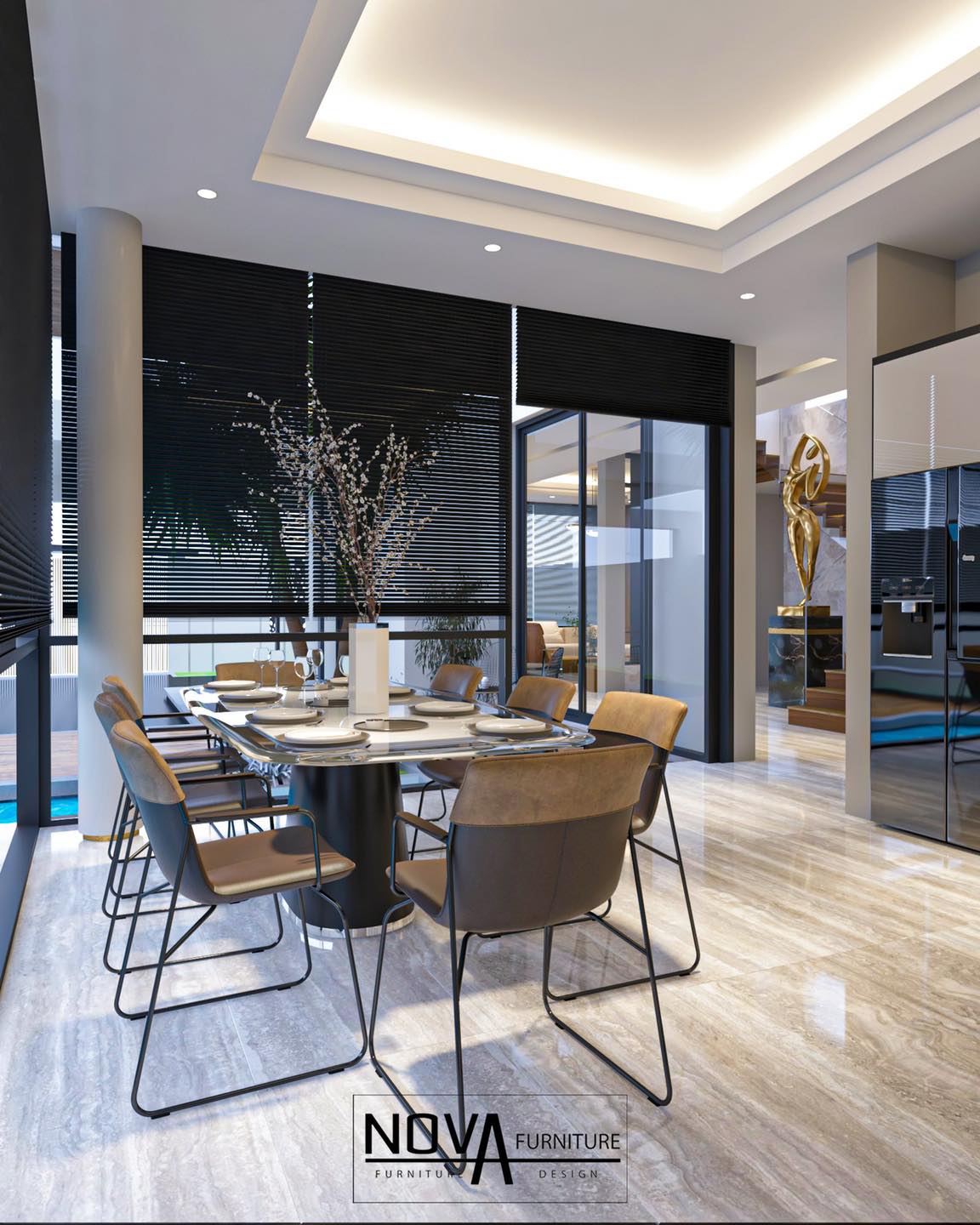 Thiết Kế Thi Công Nhà Phố HCM Hiện Đại Sang Trọng