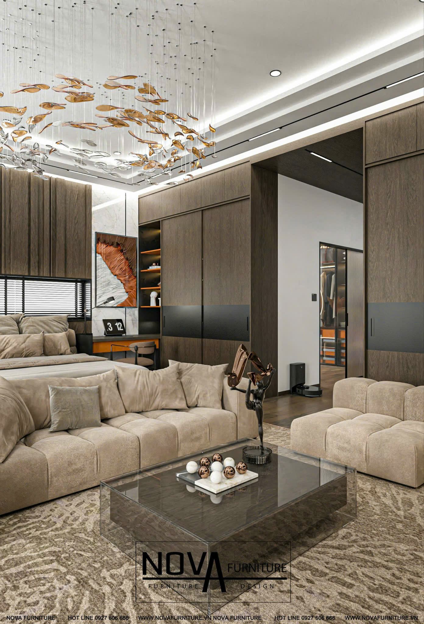 Thiết kế thi công nội thất nhà phố HCM sang trọng đẳng cấp