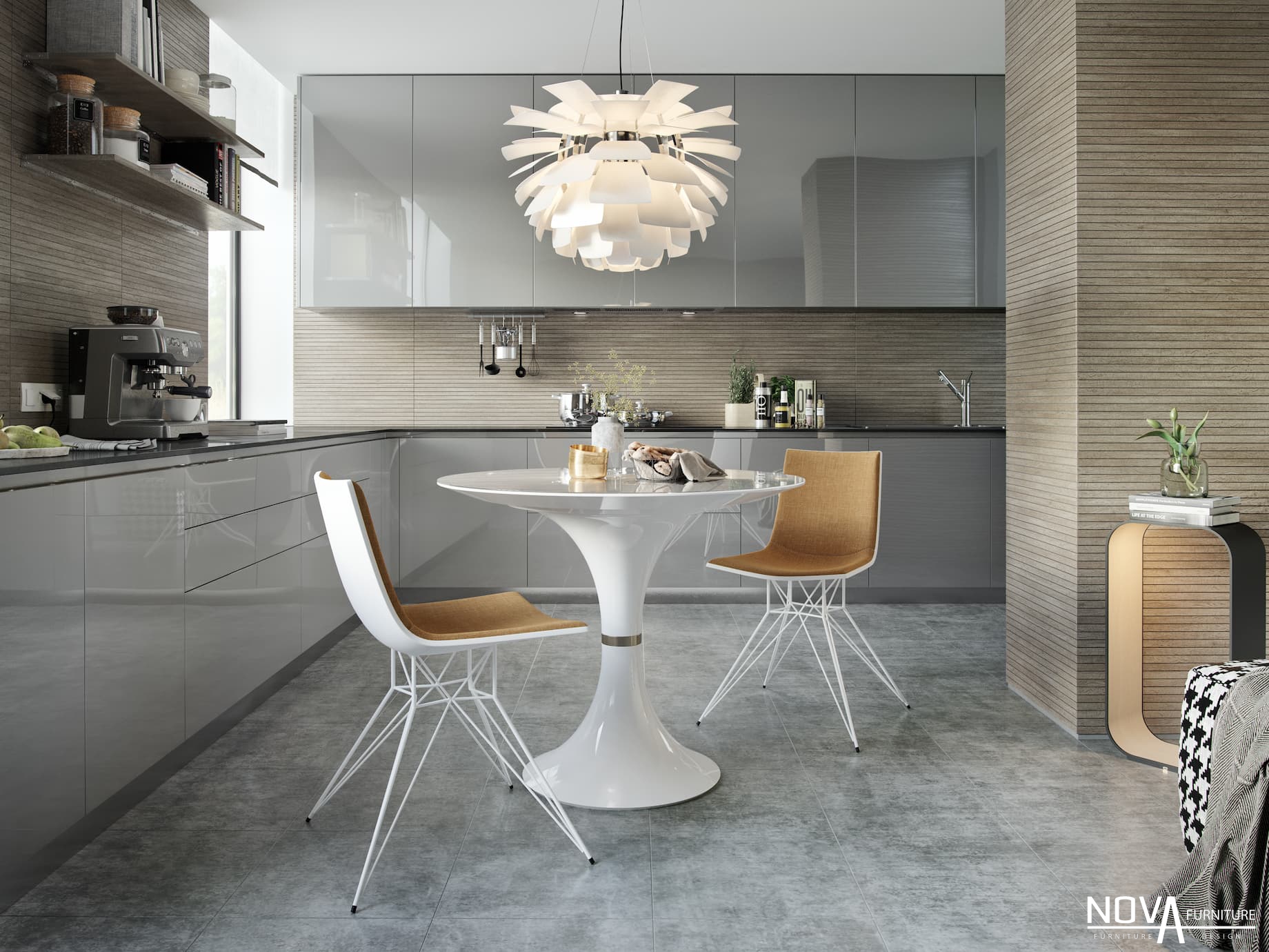 Thiết kế thi công tủ bếp Acrylic Thủ Đức