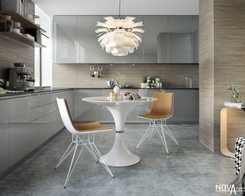 Thiết kế thi công tủ bếp Acrylic Thủ Đức