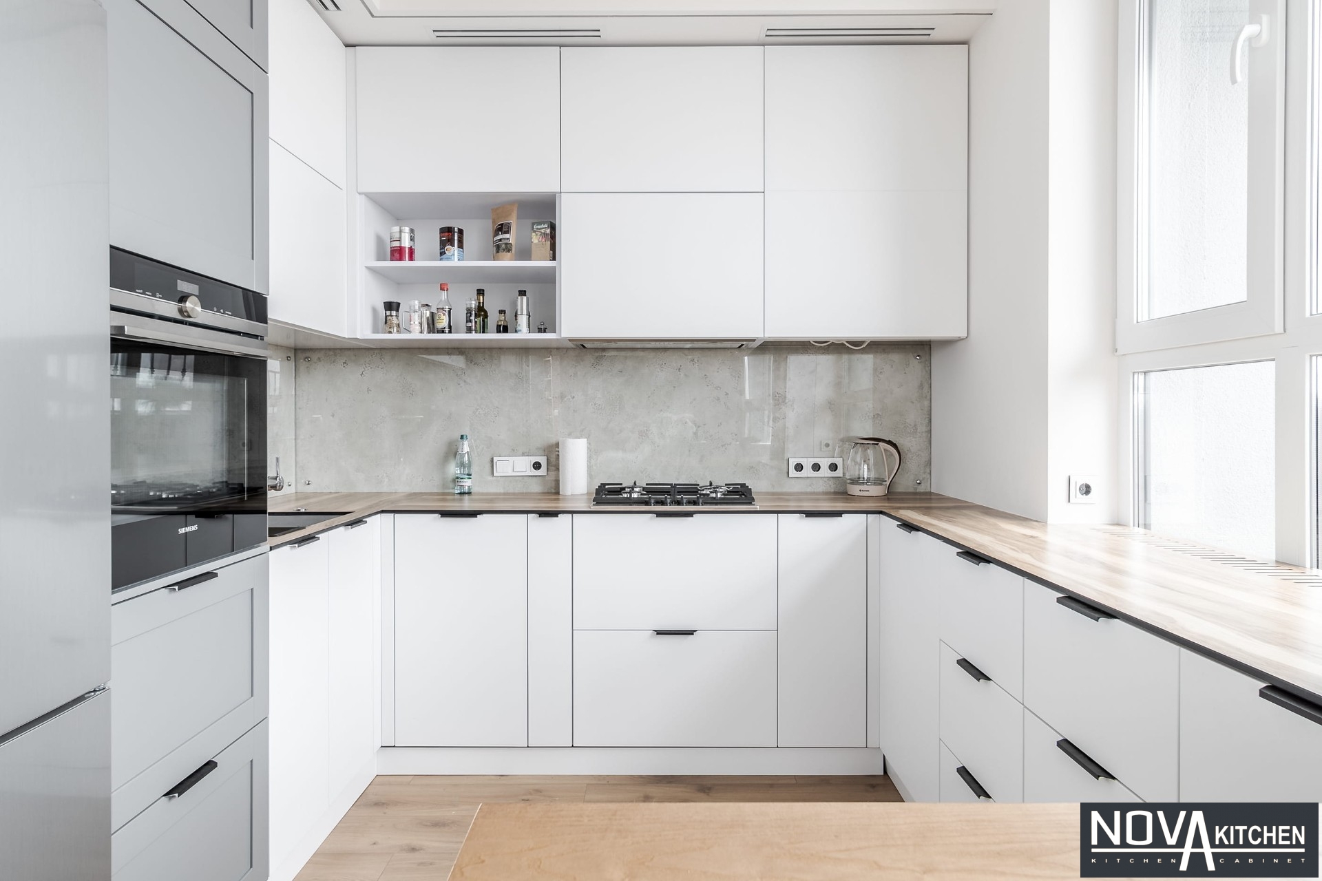 Tủ bếp hợp kim nhôm hiện đại Bình Chánh