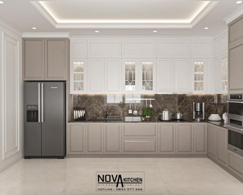 Dự án tủ bếp tân cổ điển Cần Thơ