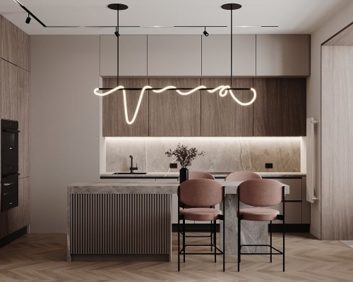 Thiết kế tủ bếp MDF đẹp theo phong cách riêng