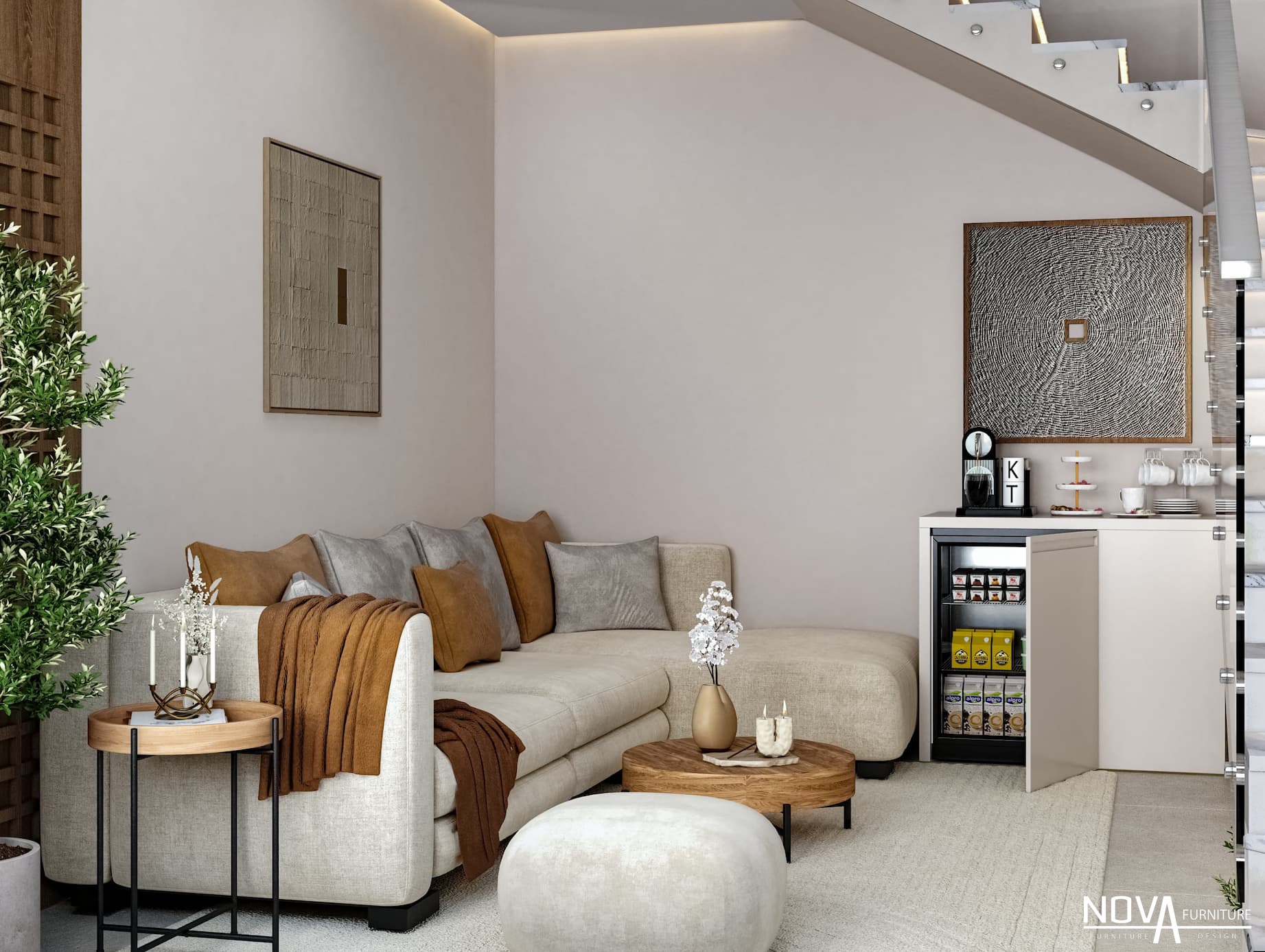 Thiết kế phòng khách phong cách Scandinavian