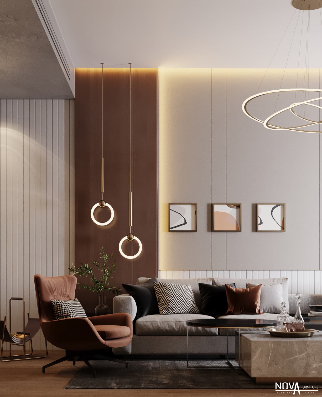 Thiết kế thi công Phòng khách đẹp Cần Thơ