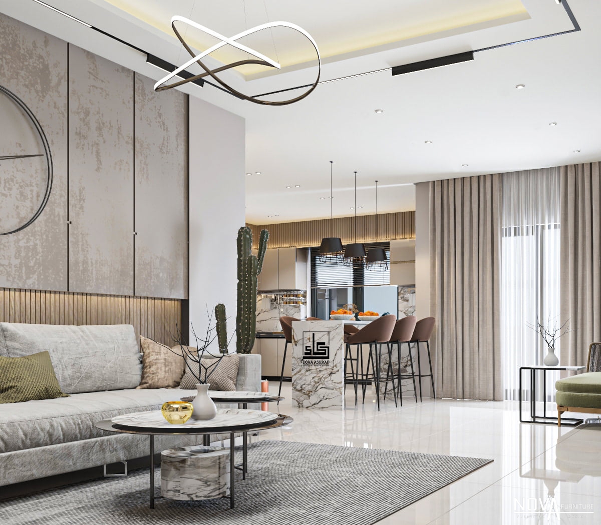 Thiết kế phòng khách đẹp Vĩnh Long