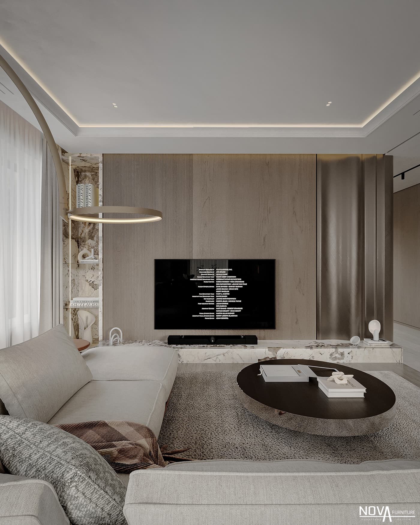 Thiết kế phòng khách Vĩnh Long sang trọng hiện đại
