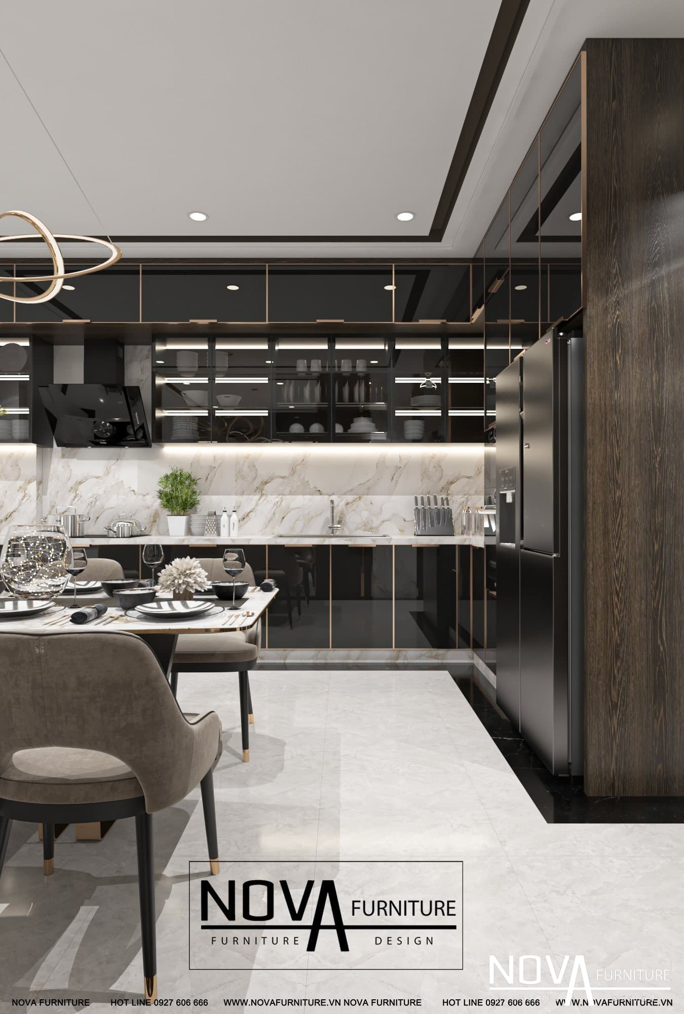 Tủ bếp đẹp HCM